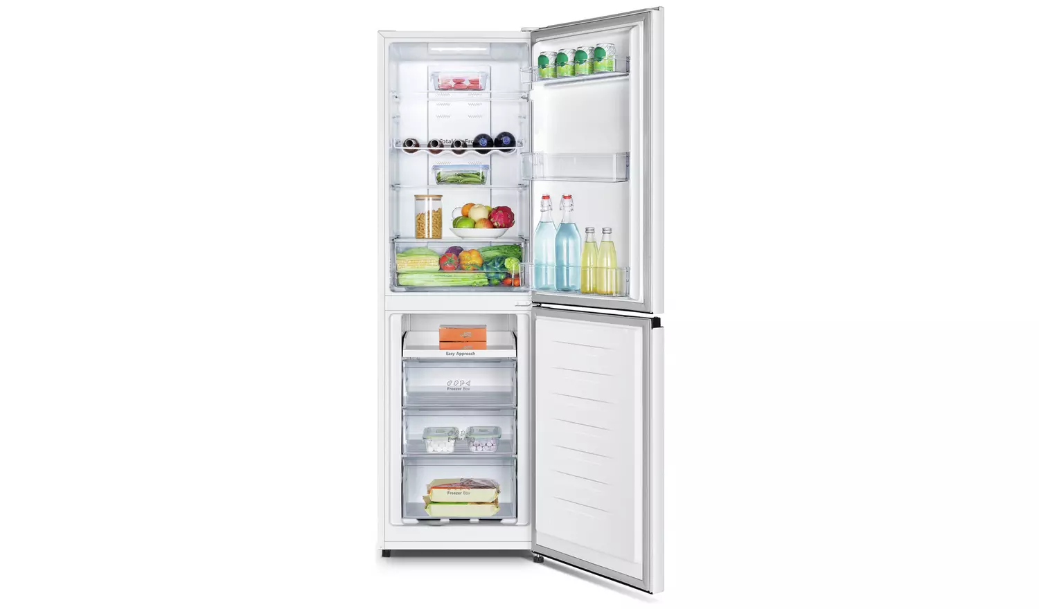 Hisense RB327N4BWE Freestanding Fridge Freezer - White