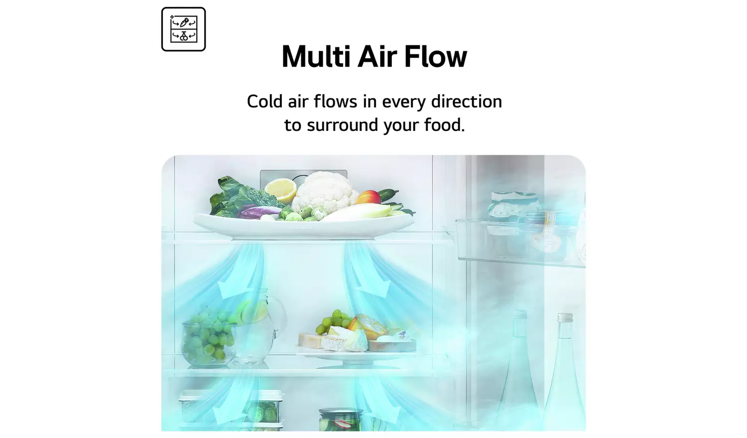 LG GBV21L0EPY Fridge Freezer - Silver