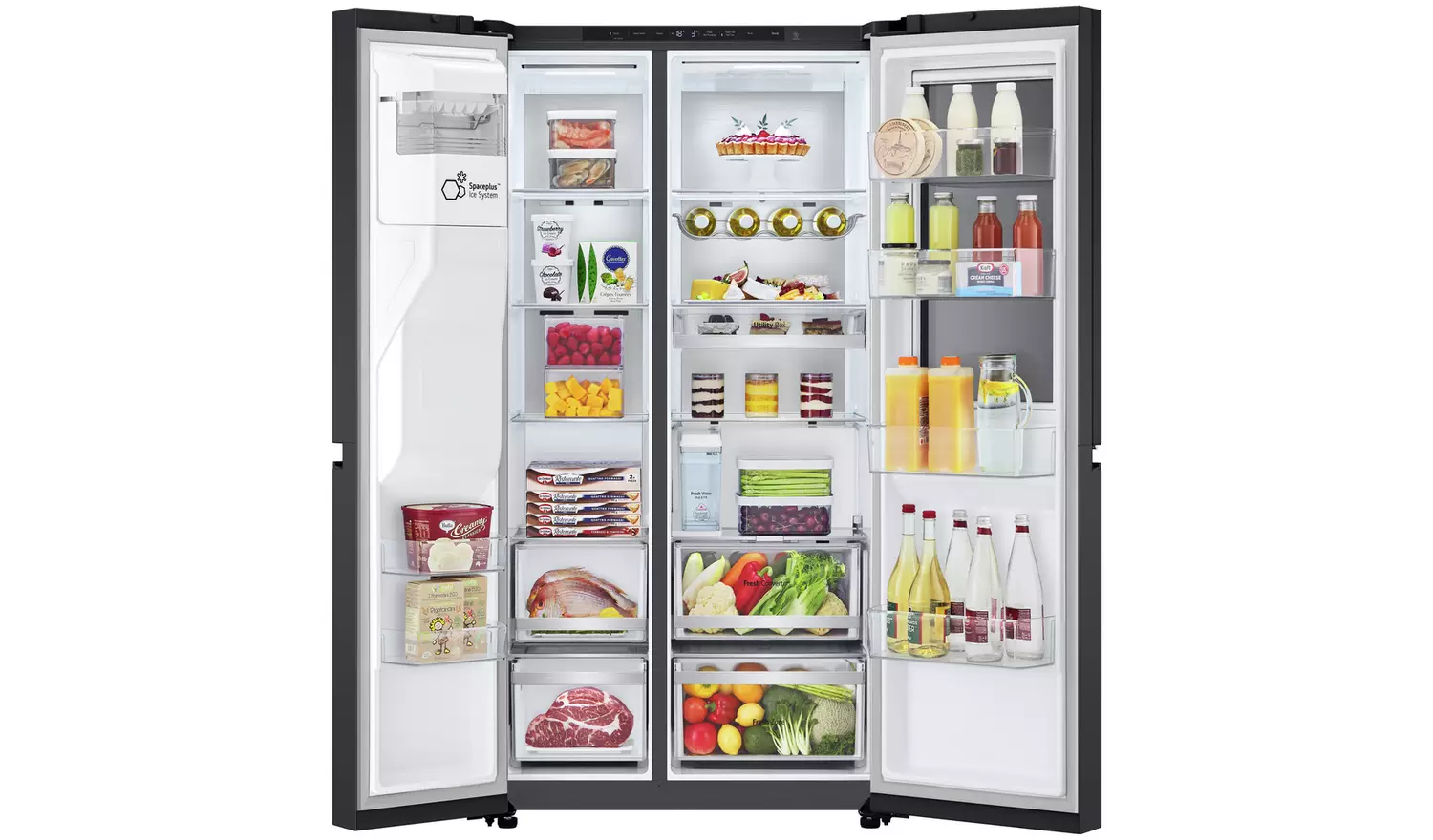 LG GSXE91EVAD American Fridge Freezer - Black