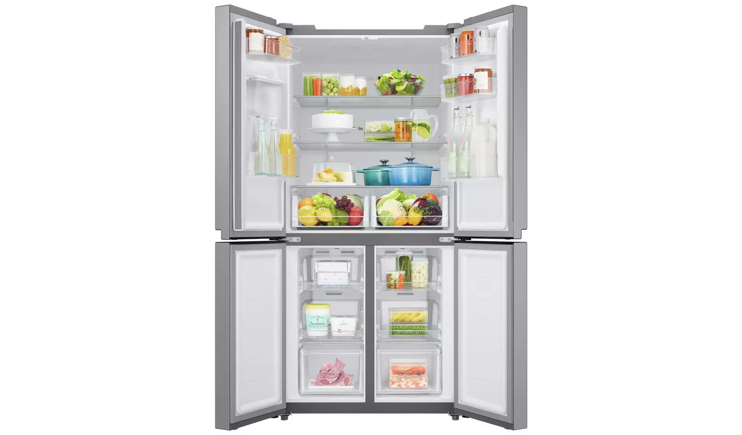 Samsung RF48A401EM9/EU Fridge Freezer - Silver