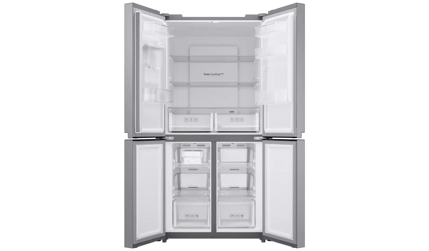 Samsung RF48A401EM9/EU Fridge Freezer - Silver
