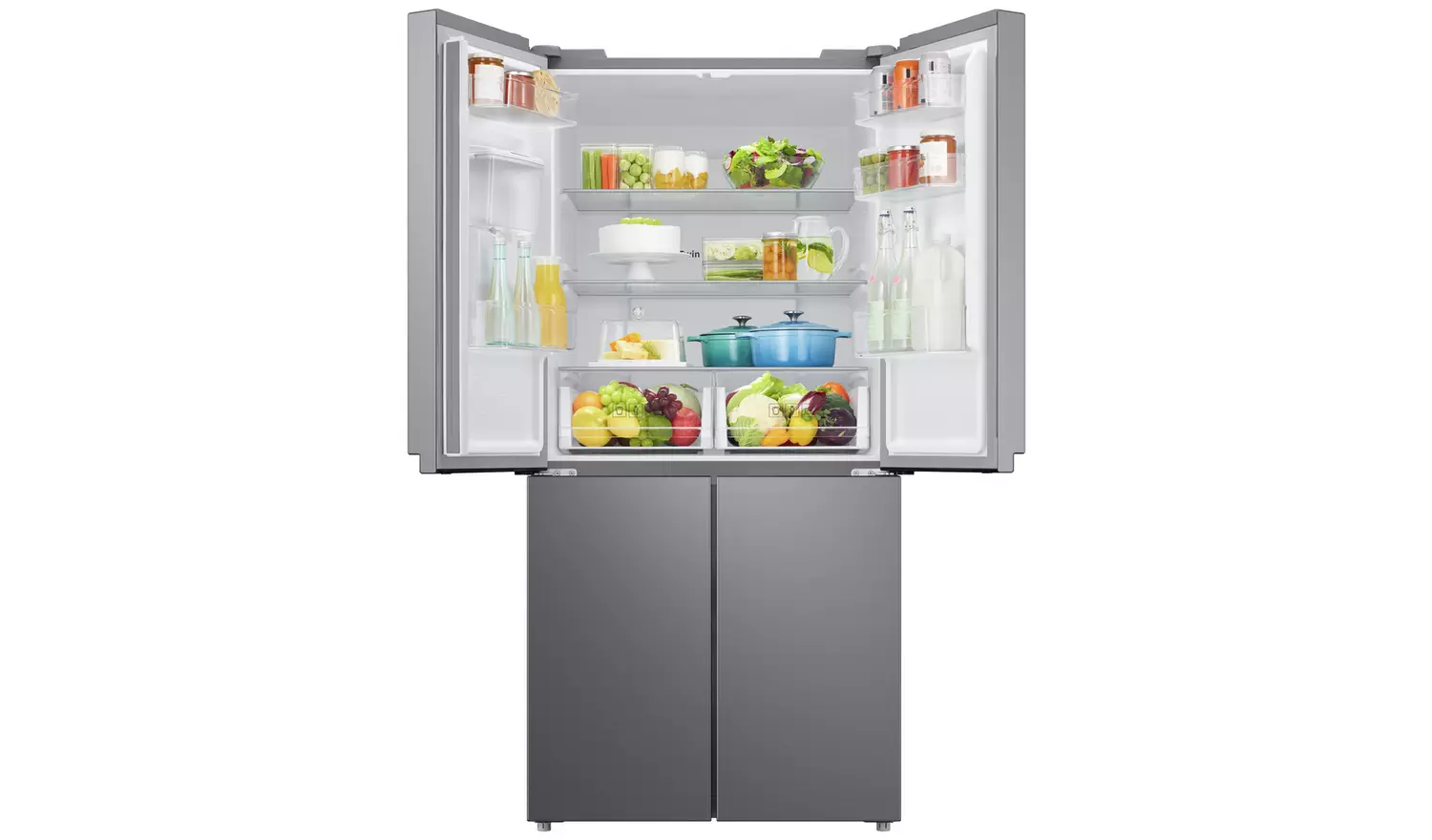 Samsung RF48A401EM9/EU Fridge Freezer - Silver