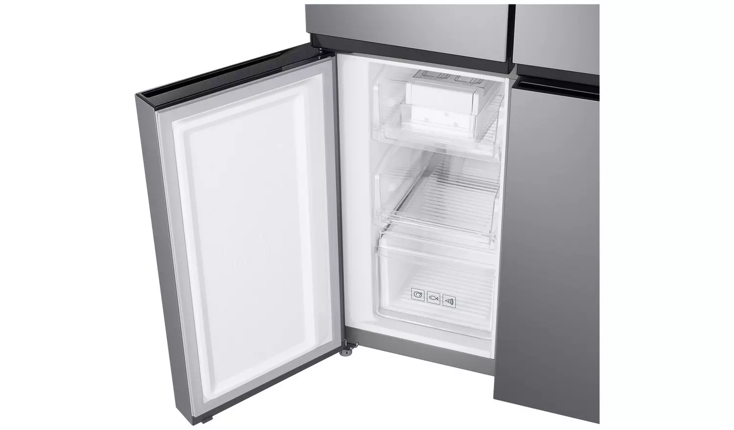 Samsung RF48A401EM9/EU Fridge Freezer - Silver