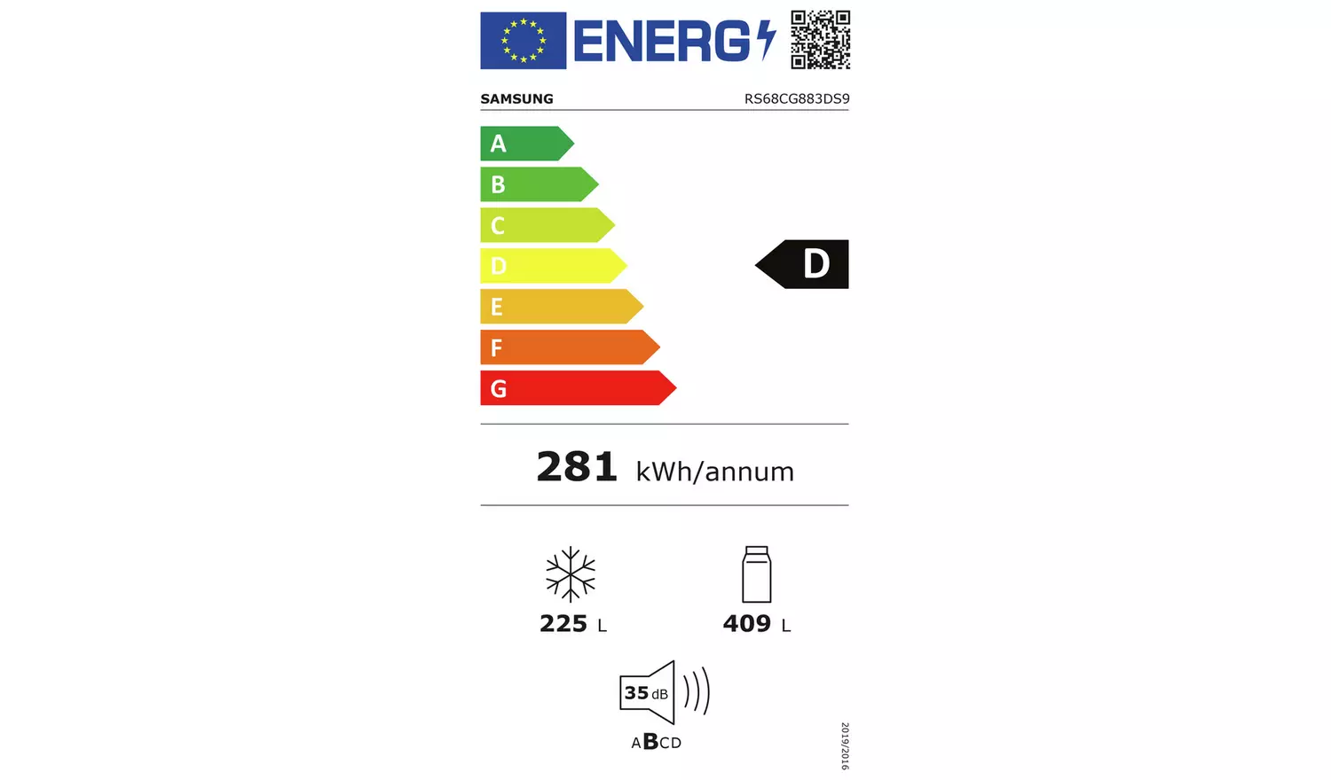 Samsung RS68CG883DS9EU American Fridge Freezer - Silver