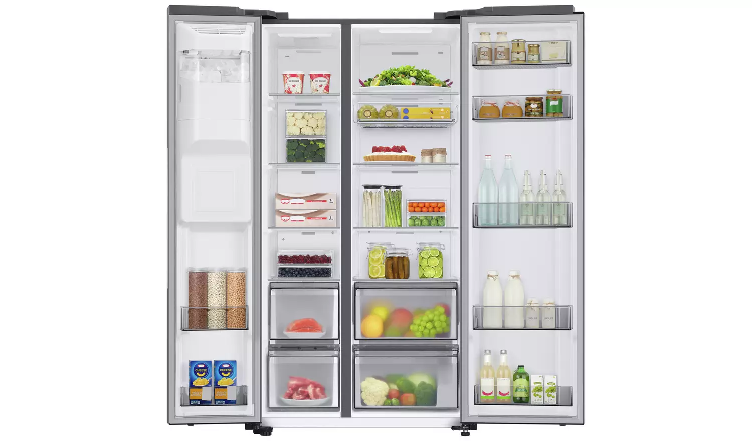 Samsung RS68CG883DS9EU American Fridge Freezer - Silver