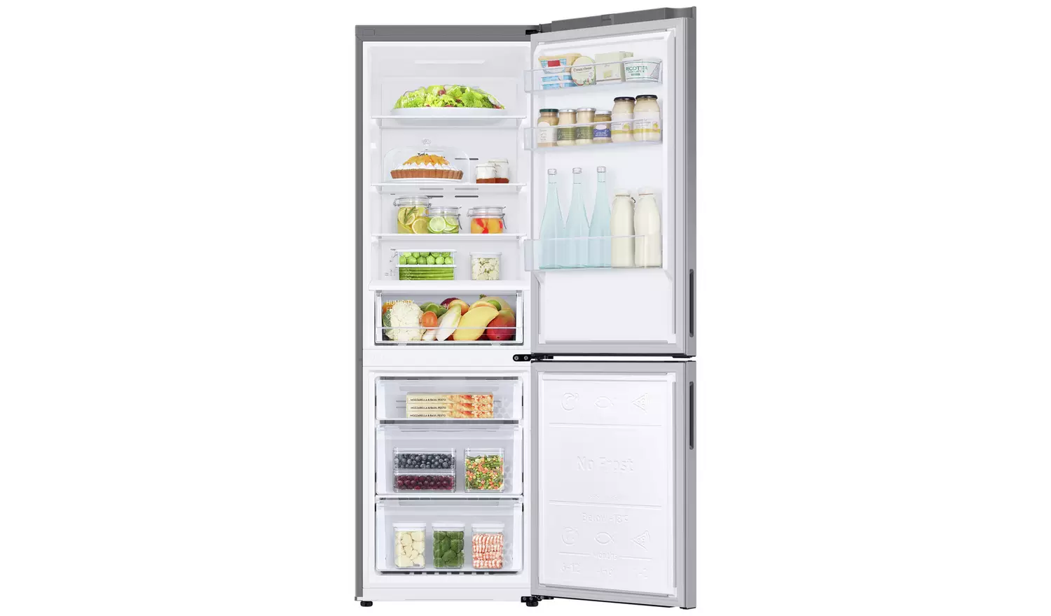 Samsung RB33B610ESA/EU Freestanding Fridge Freezer - S/Steel