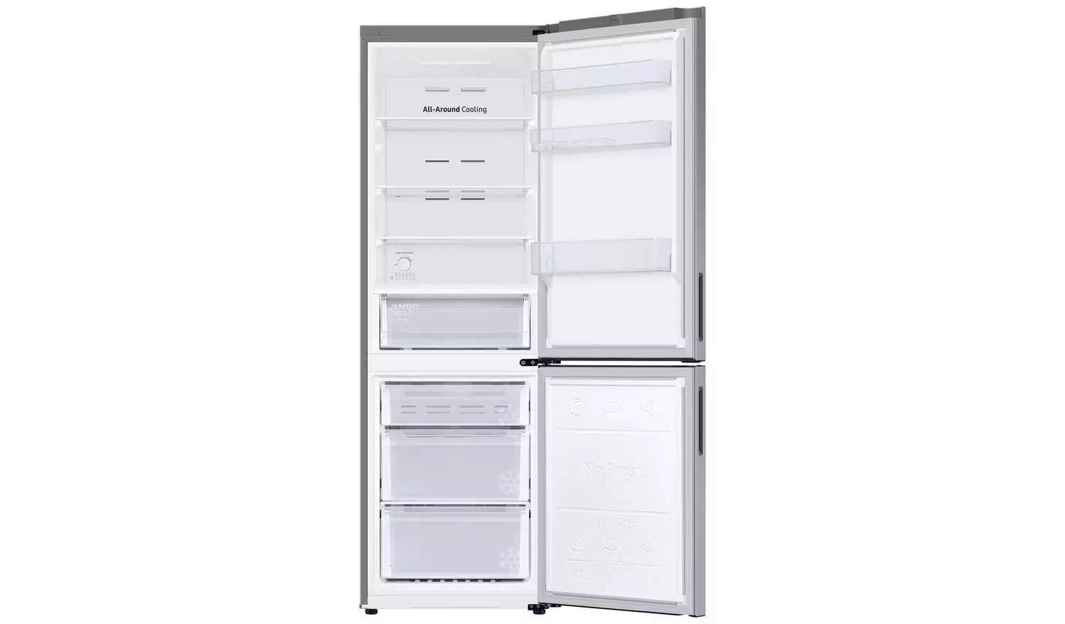 Samsung RB33B610ESA/EU Freestanding Fridge Freezer - S/Steel