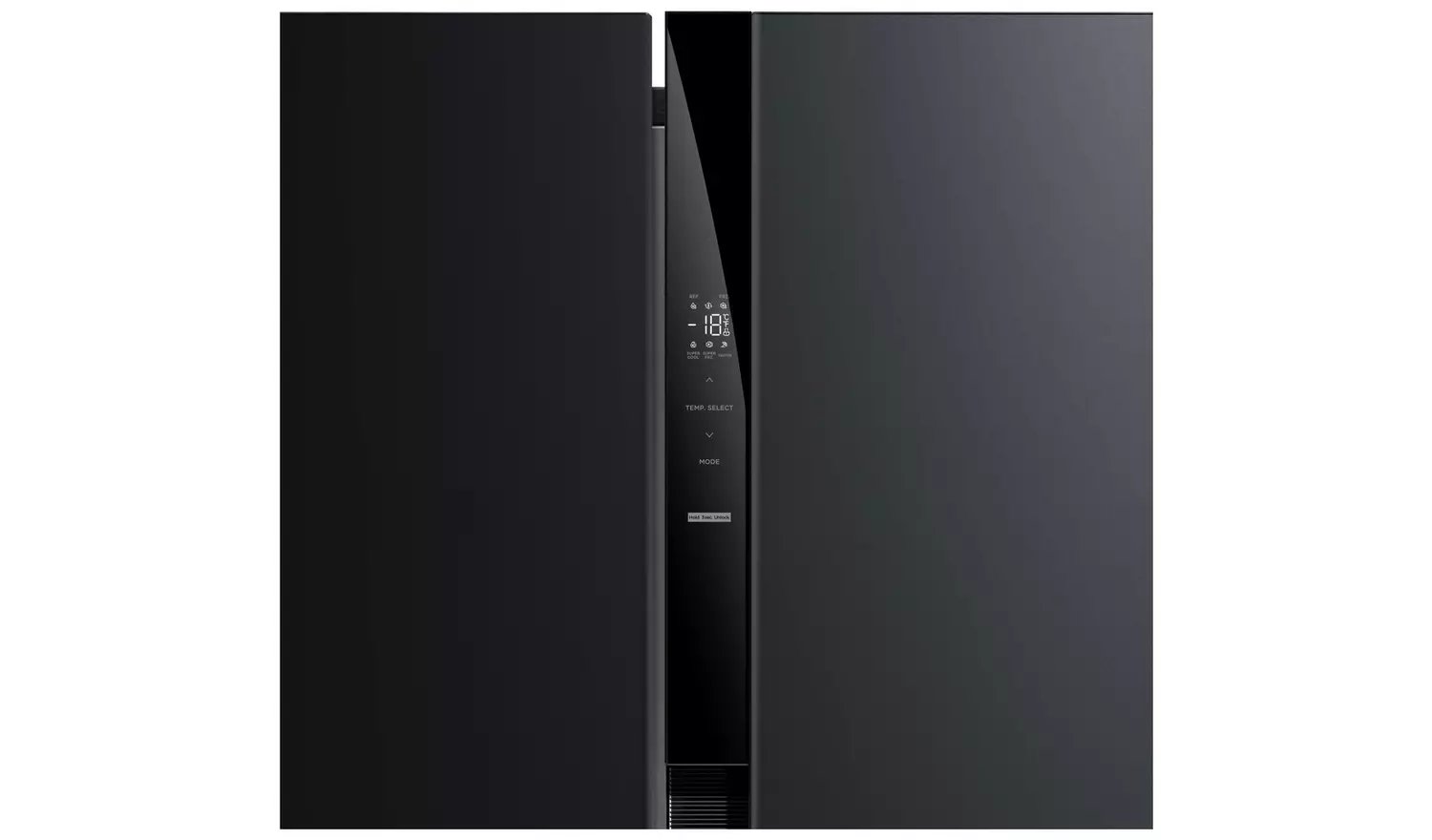 Bush MESBSB23E E Rated American Fridge Freezer - Black