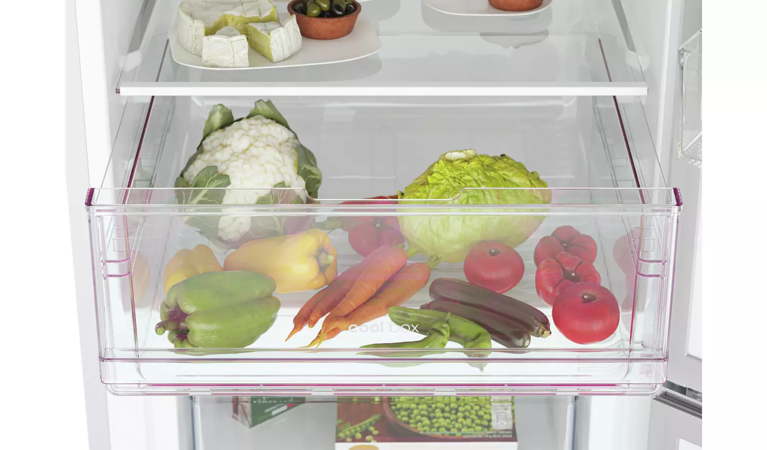 Candy CCT3L517EWSK 1 Fridge Freezer - Silver