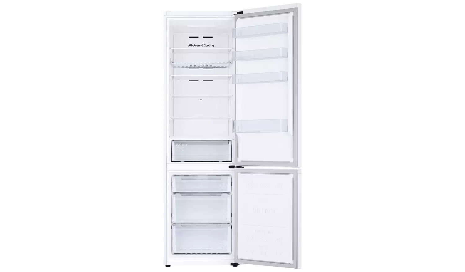 Samsung RB38C602CWW Freestanding Fridge Freezer - White