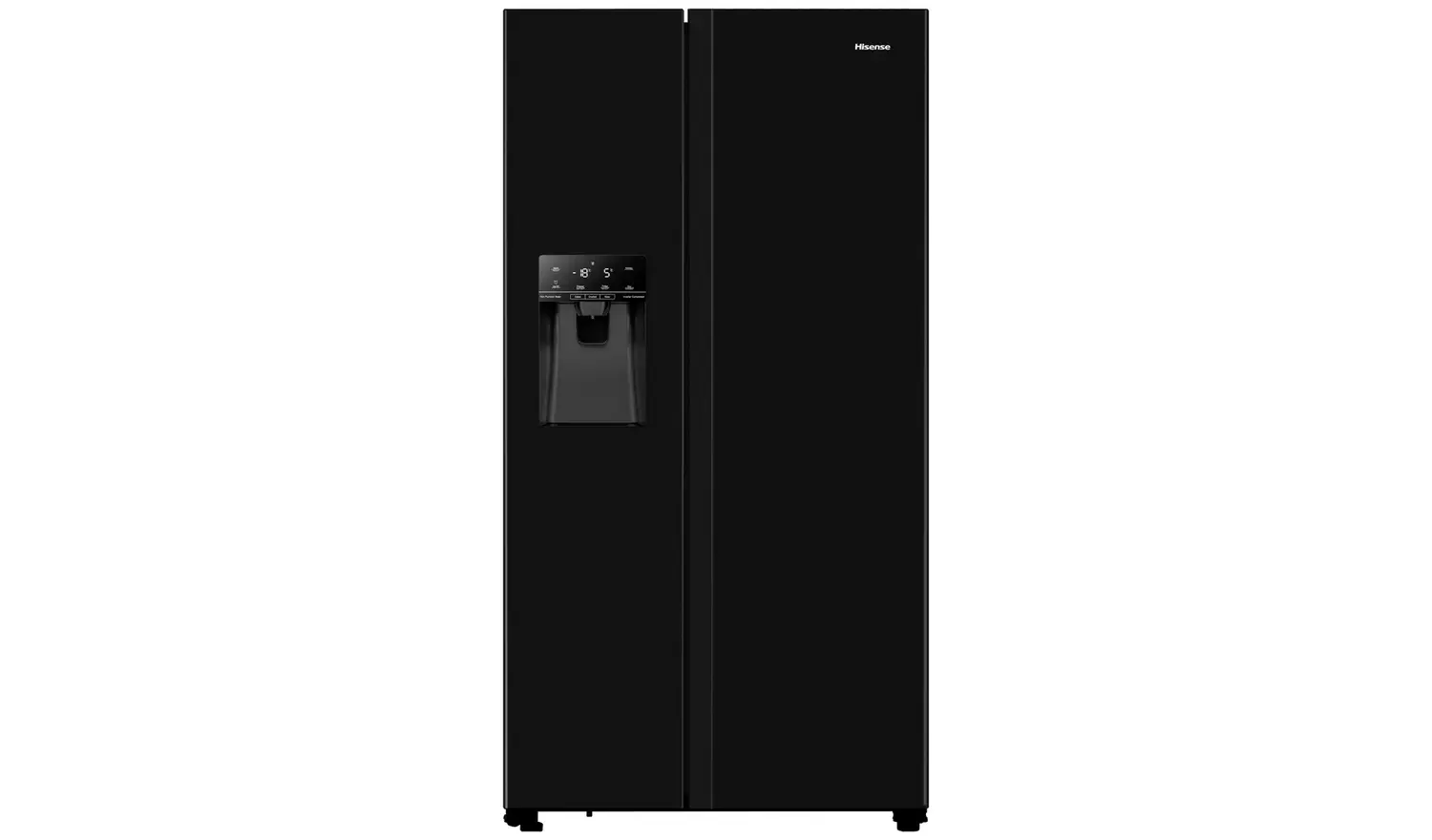 Hisense RS694N4TBE American Fridge Freezer - Black