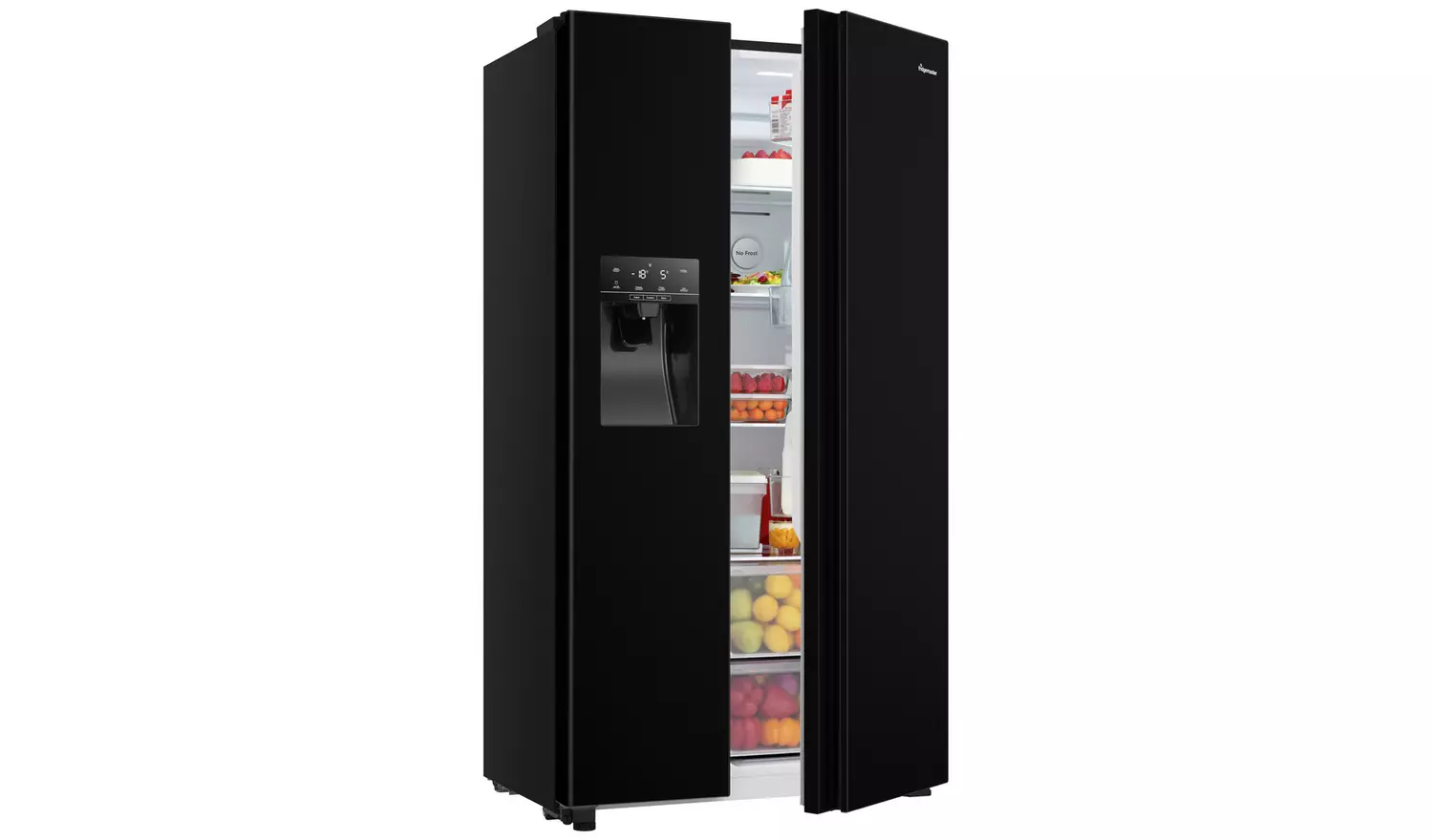 Fridgemaster MS91500IEB American Fridge Freezer - Black