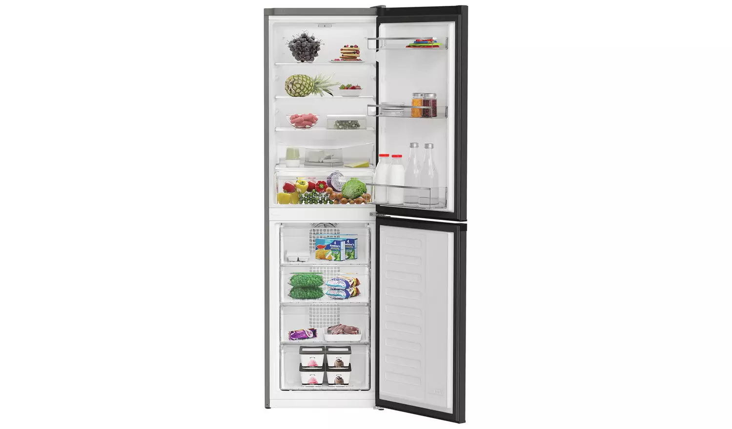 Hotpoint HPKH1261XBR4UK Fridge Freezer -Dark Grey