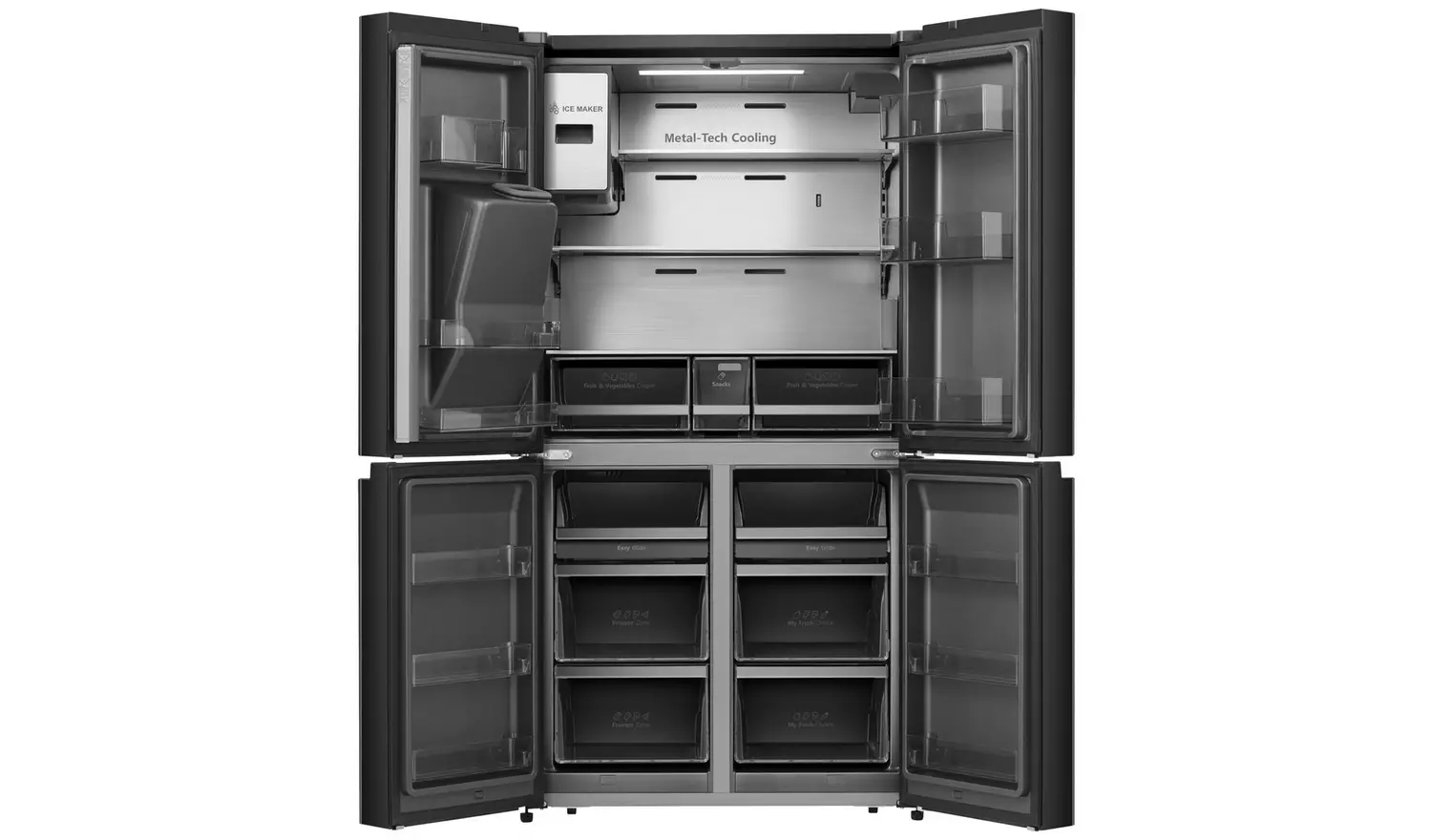 Hisense RQ760N4IFE PureFlat Smart American Fridge Freezer