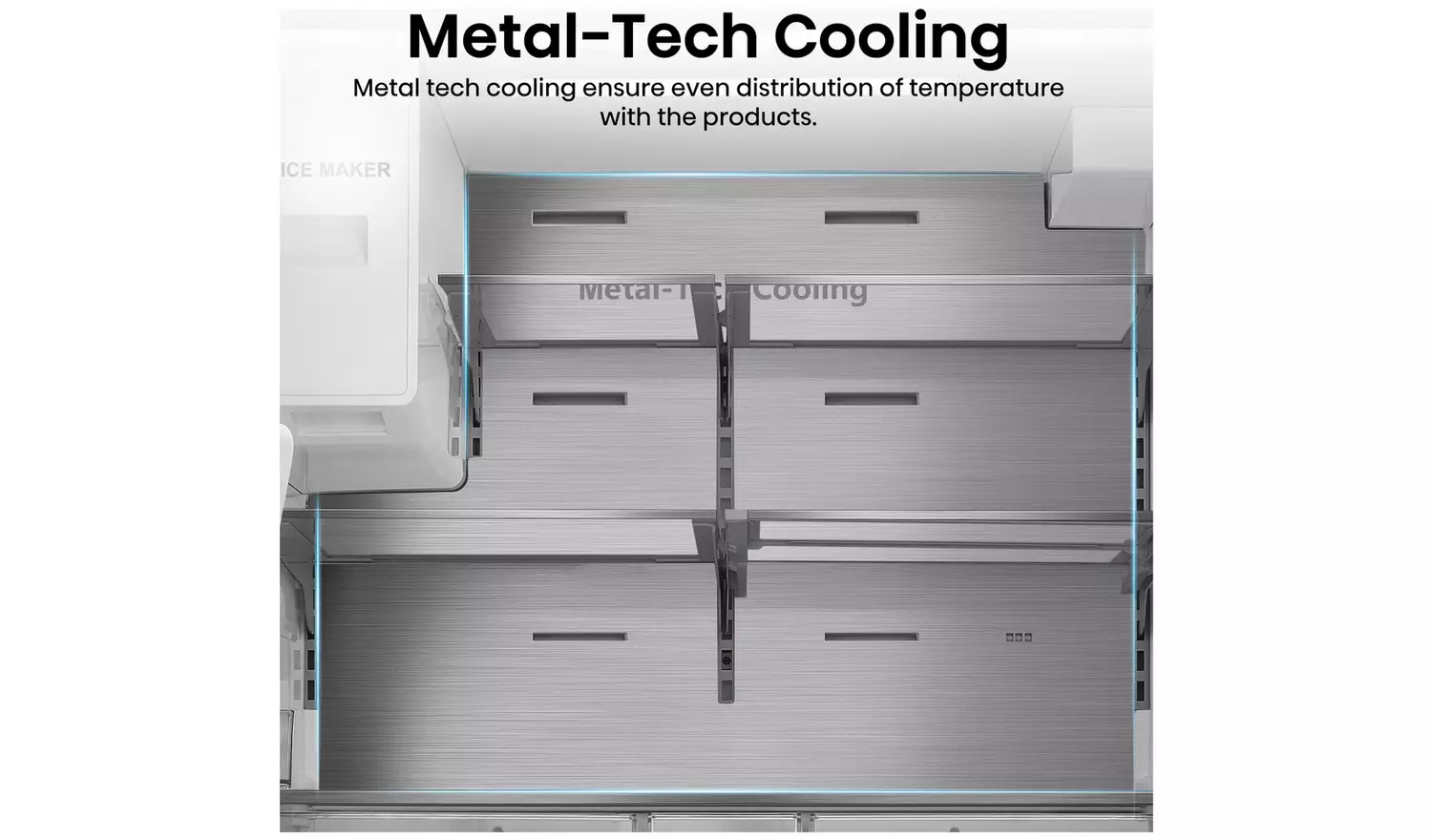 Hisense RF793N4SASE American Fridge Freezer - S/Steel