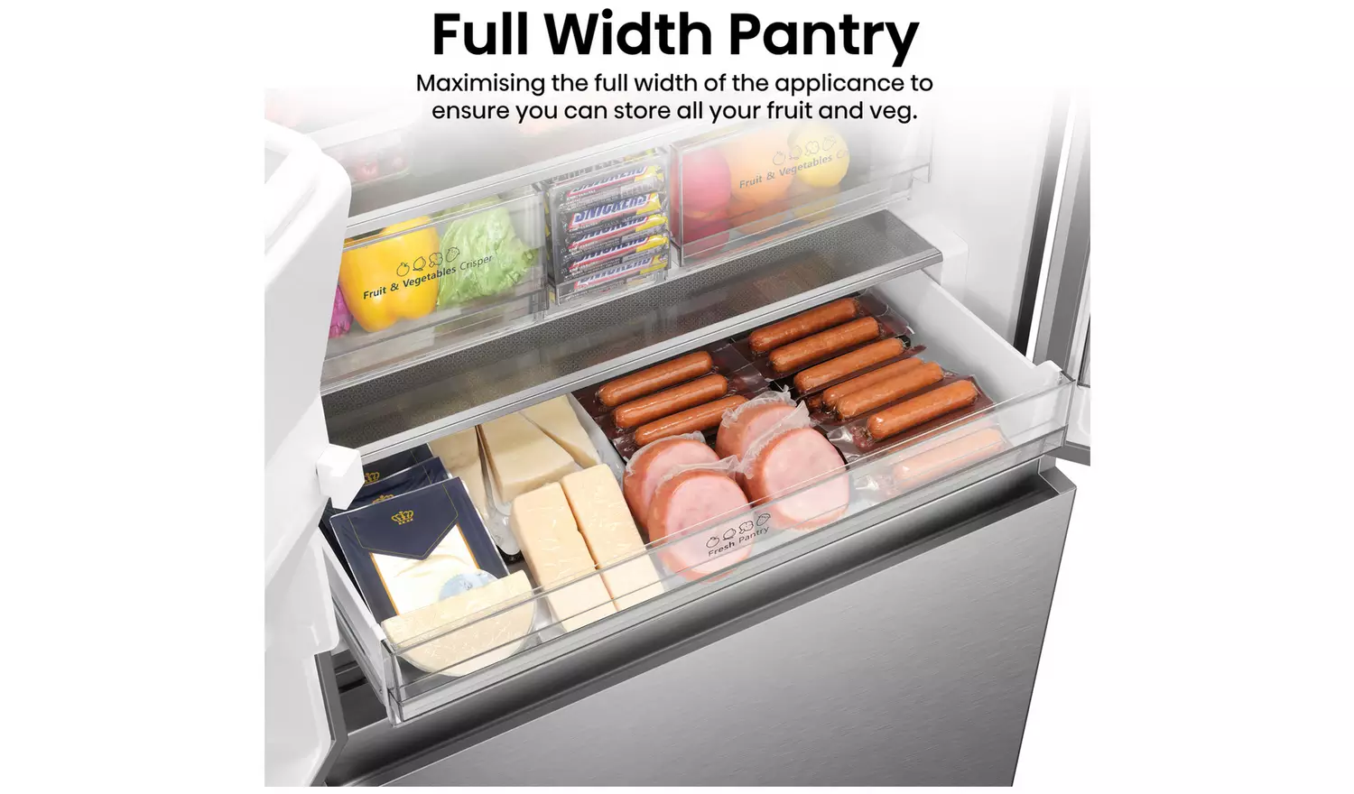 Hisense RF793N4SASE American Fridge Freezer - S/Steel