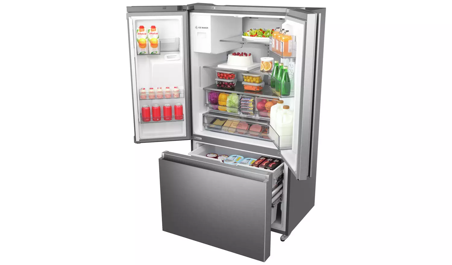 Hisense RF793N4SASE American Fridge Freezer - S/Steel