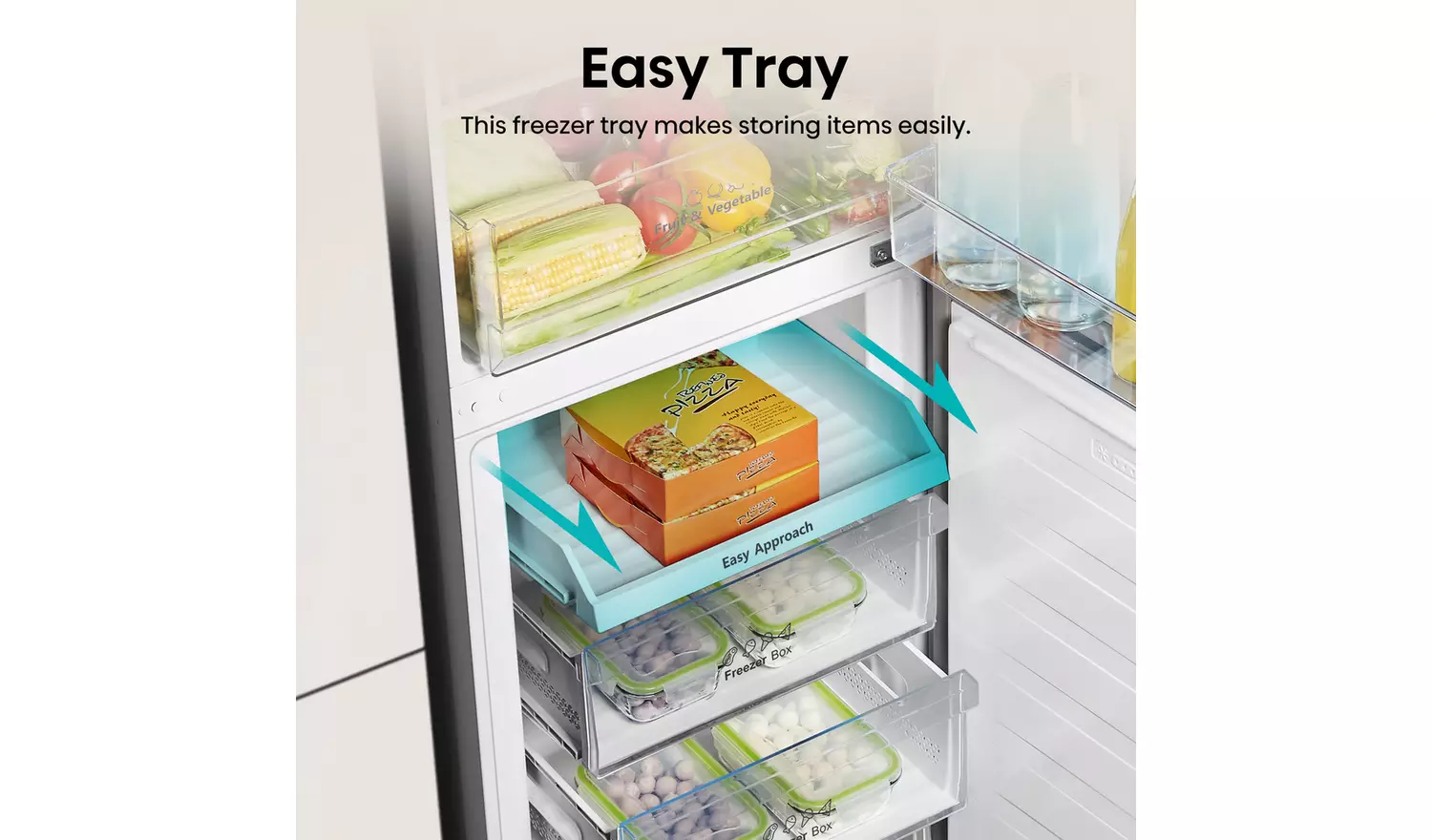 Hisense RB327N4BCE Fridge Freezer - Silver