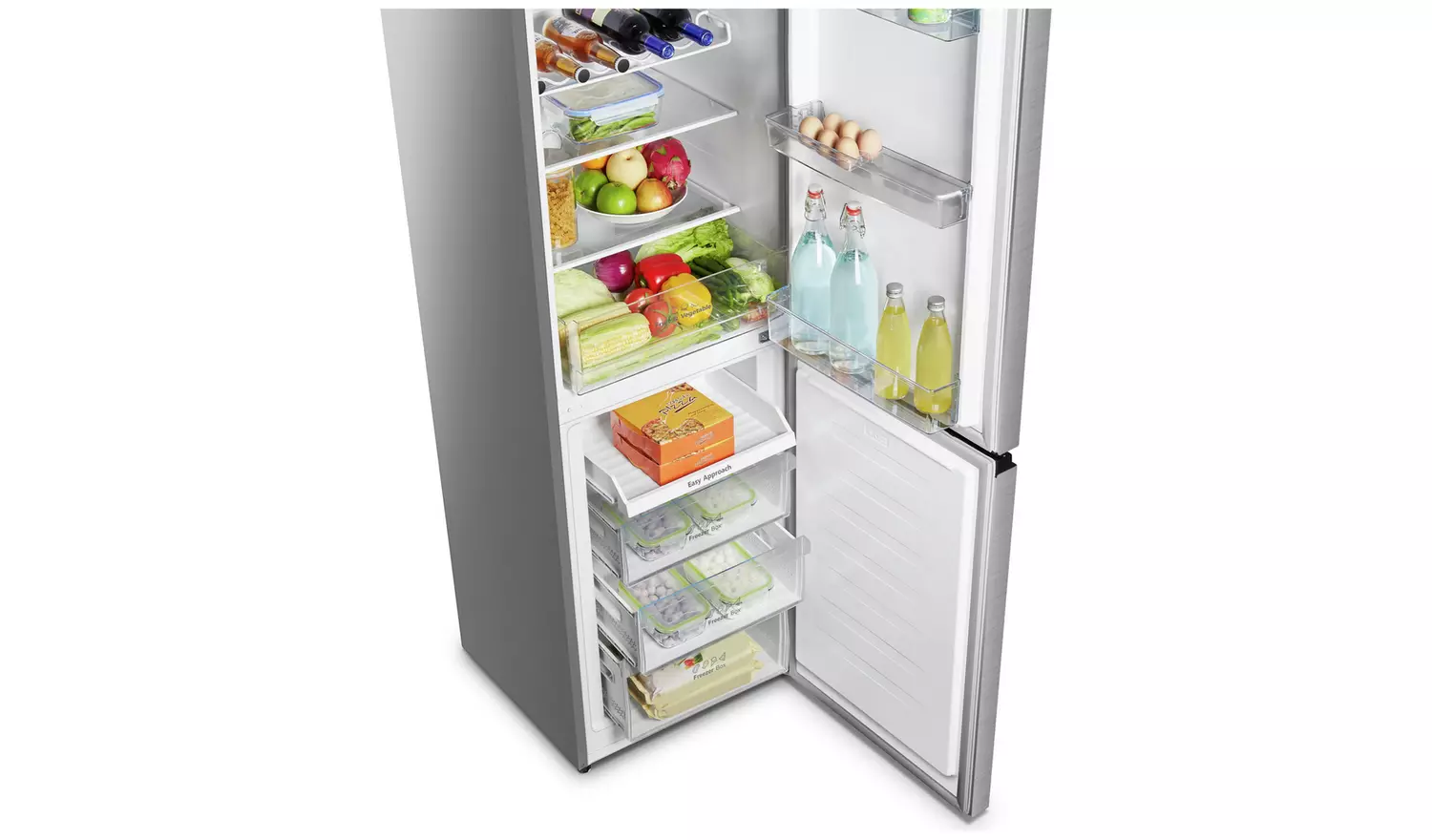 Hisense RB327N4BCE Fridge Freezer - Silver