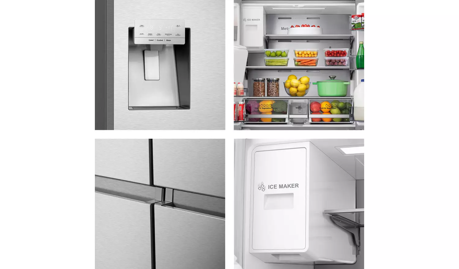 Hisense RQ760N4SASE American Fridge Freezer - S/Steel