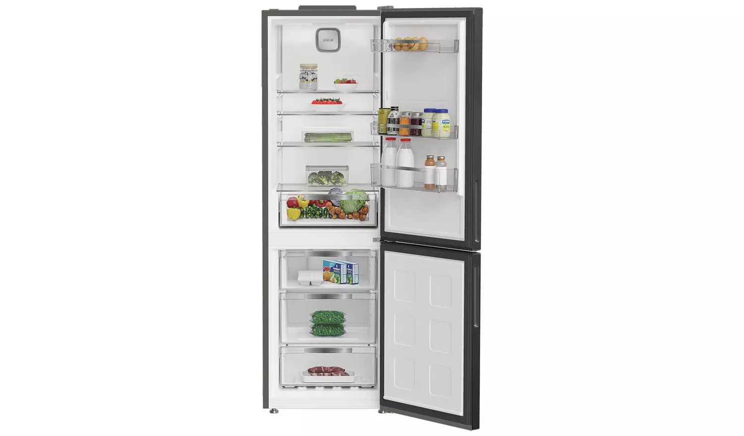 Hotpoint HPK26363XBR5UK Freestanding Fridge Freezer - Black