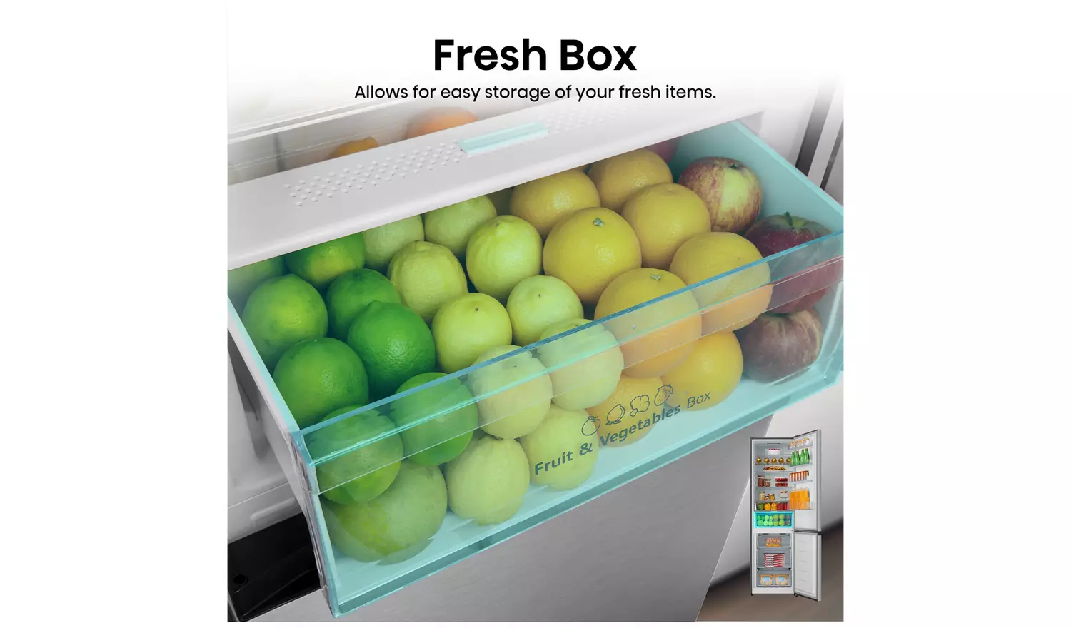 Hisense RB435N4BCE Fridge Freezer - Stainless Steel