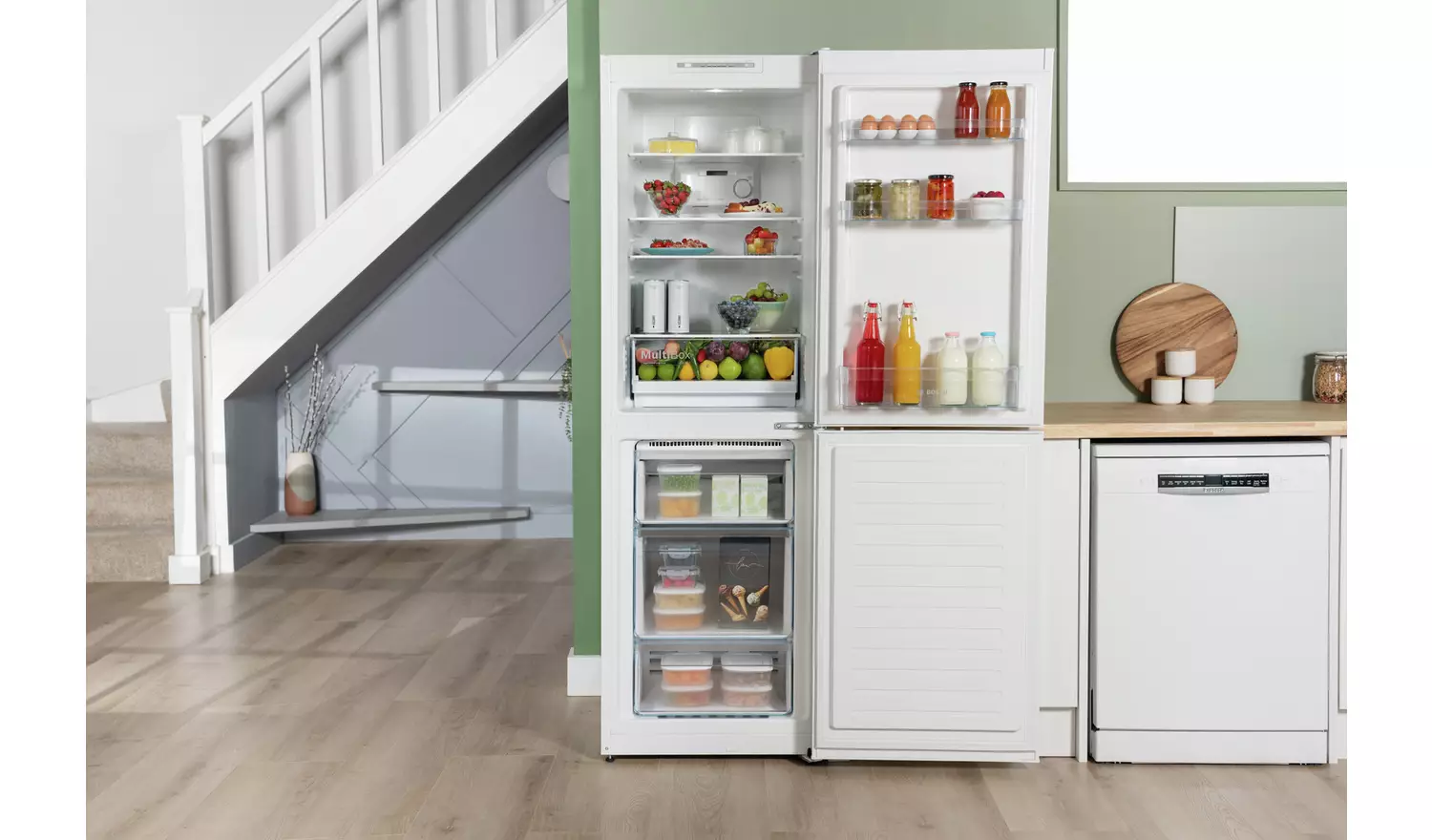 Bosch KGN34NWEAG Fridge Freezer - White