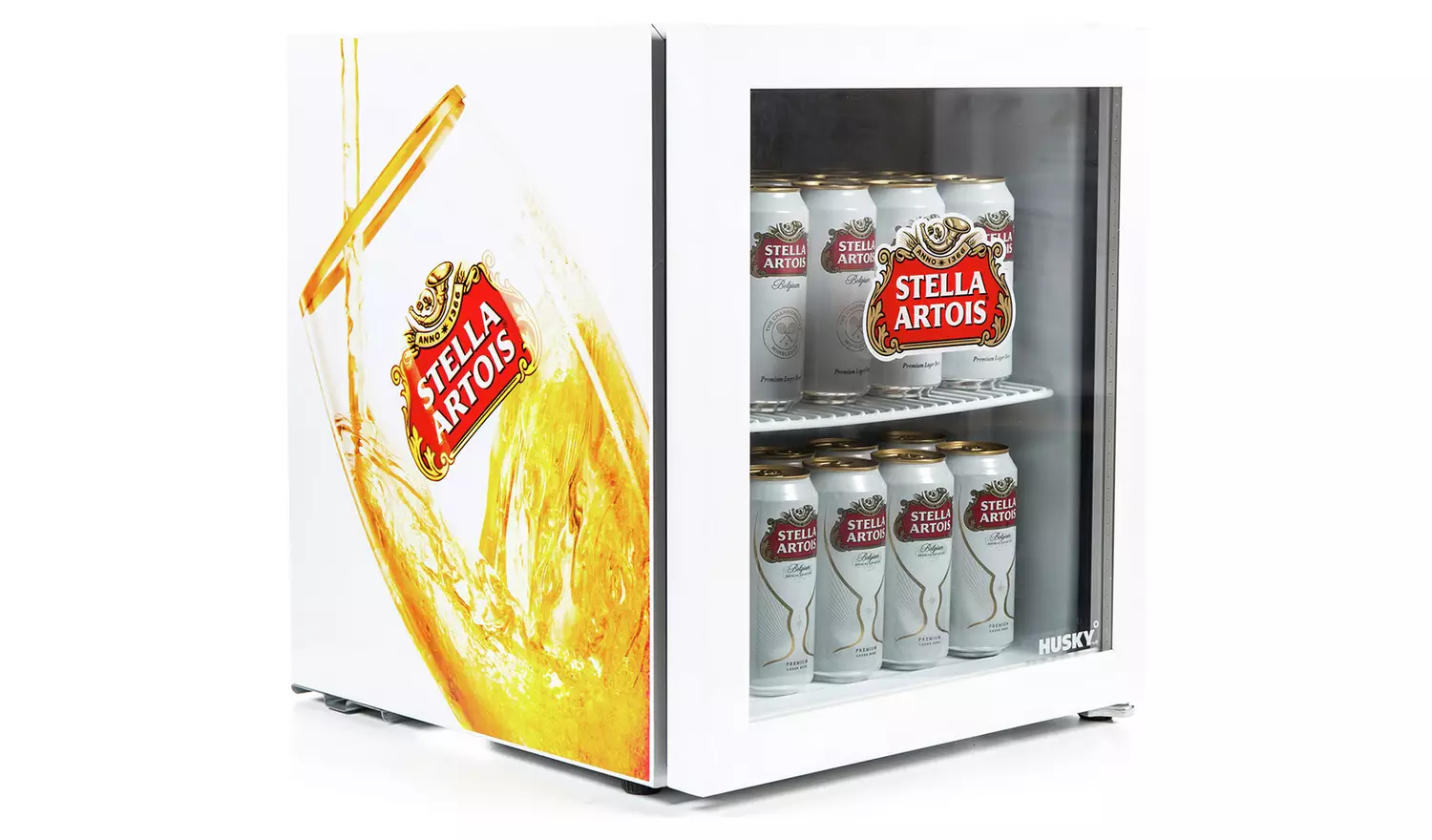 Husky Stella Artois 48 Litre Drinks Cooler - White