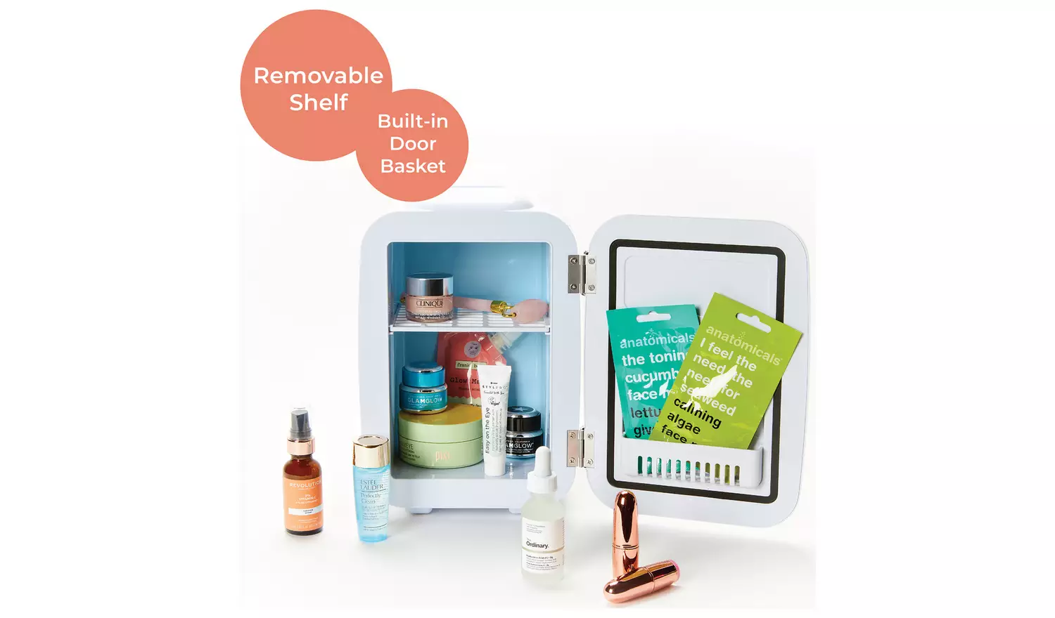 StylPro 4 Litre White Beauty Fridge