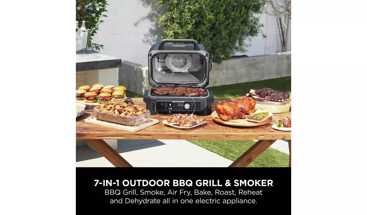 Ninja OG901UK Woodfire Pro XL Electric BBQ Grill & Smoker
