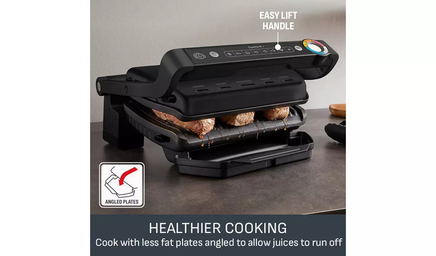 Tefal GC7178G1 OptiGrill+ Intelligent Health Grill