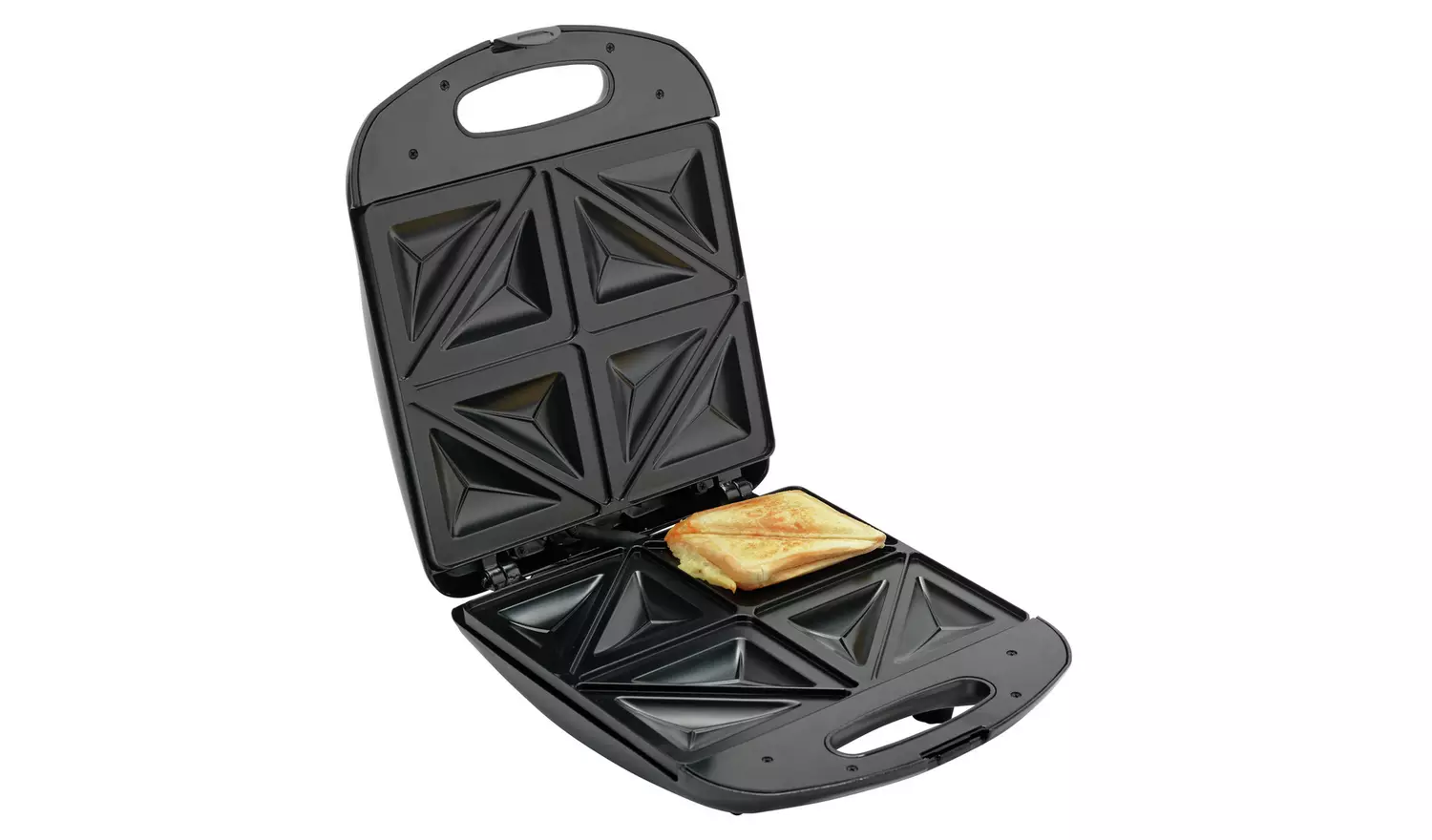 Cookworks 4 Portion Sandwich Toaster - Black