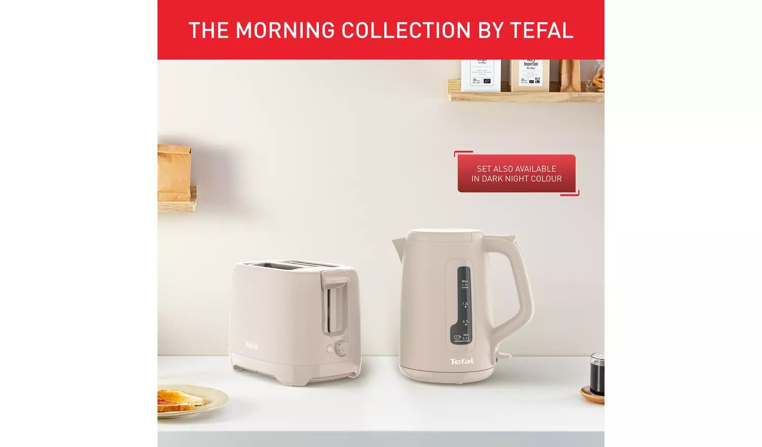 Tefal KO2M0BG0 Morning Kettle - Cream