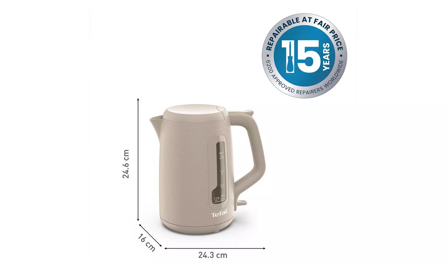 Tefal KO2M0BG0 Morning Kettle - Cream
