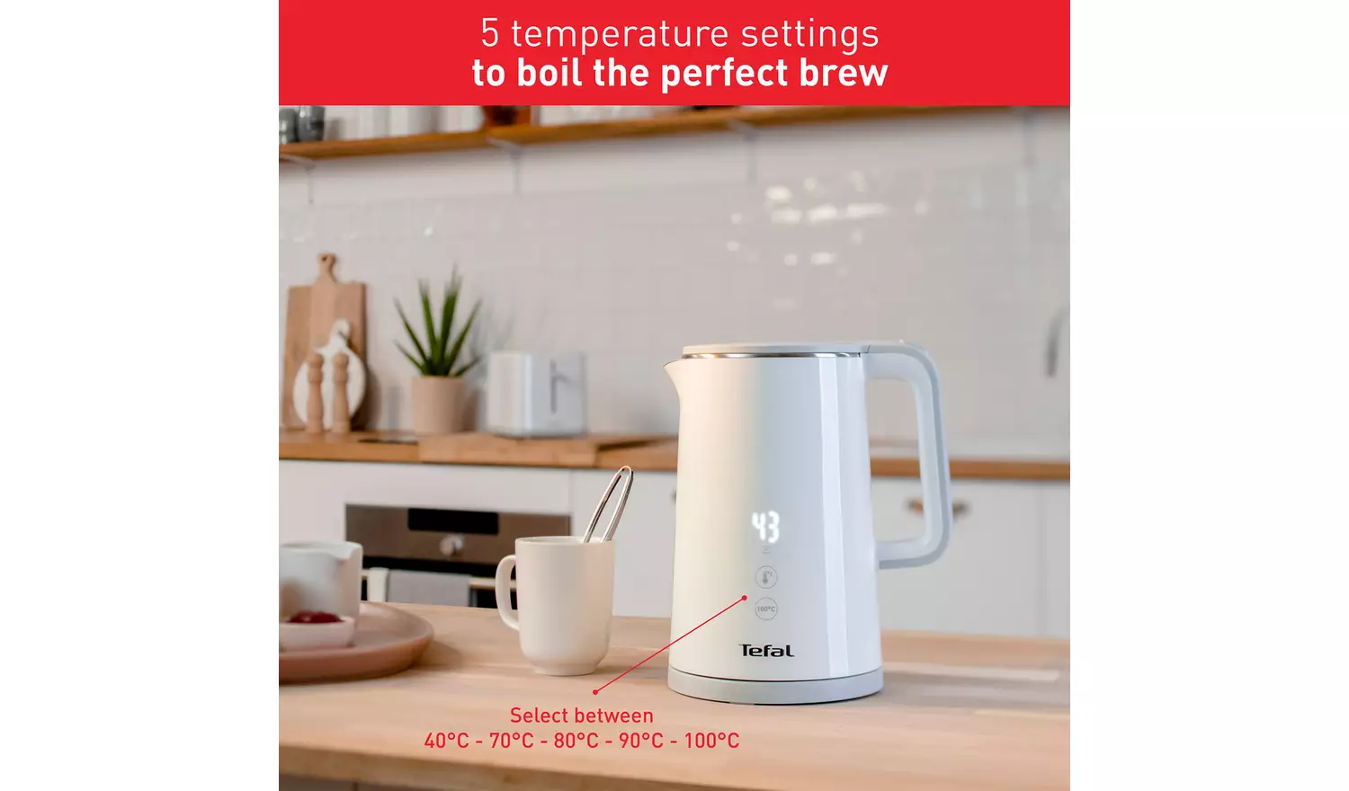 Tefal KO6931G0 Sense Kettle - White