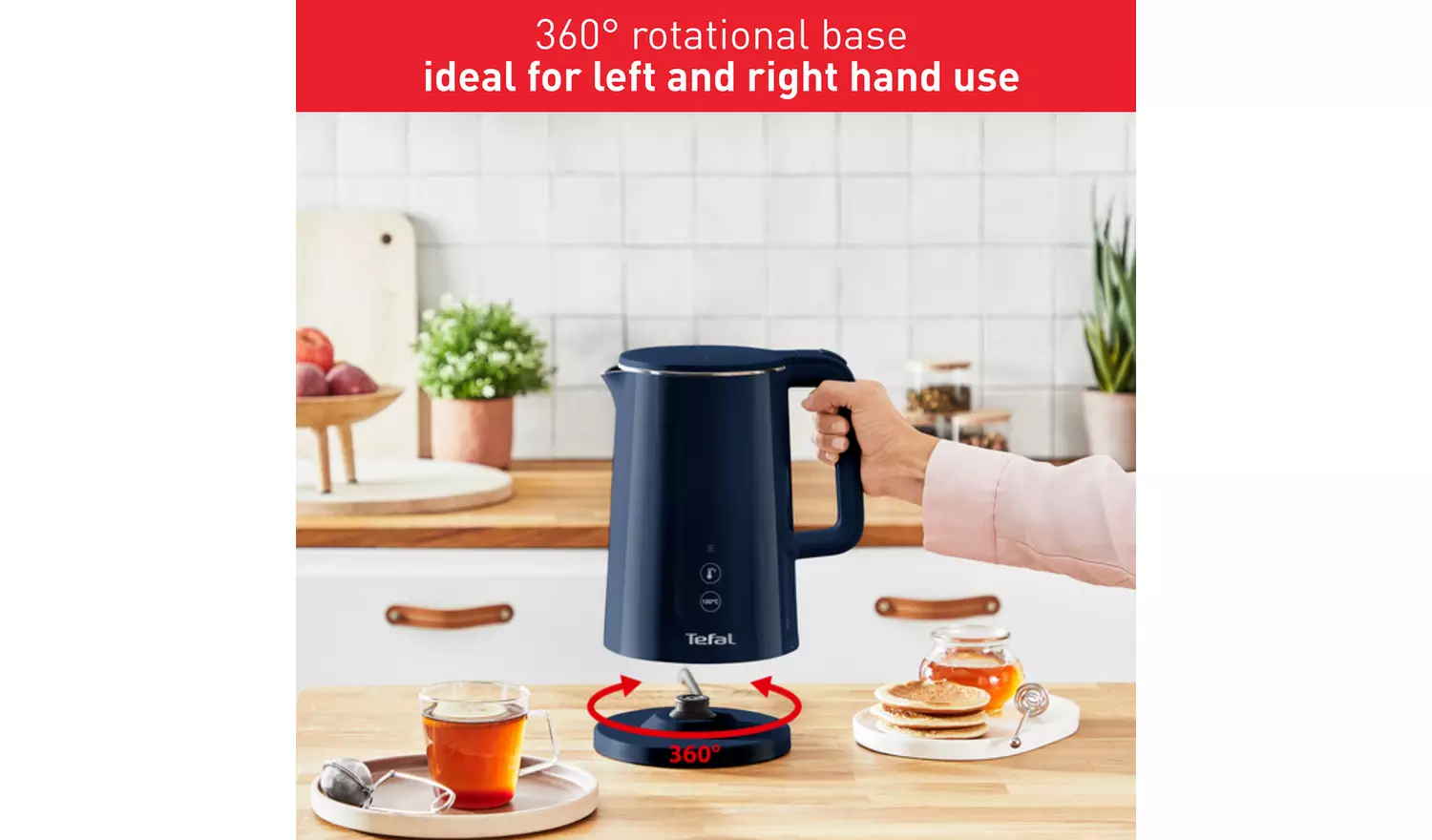 Tefal KO6934G0 Sense Kettle - Navy Blue