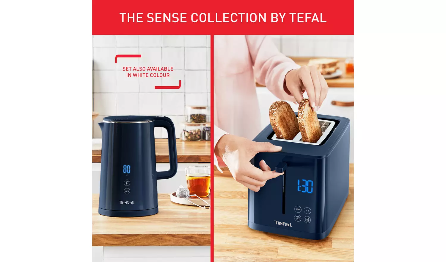 Tefal KO6934G0 Sense Kettle - Navy Blue
