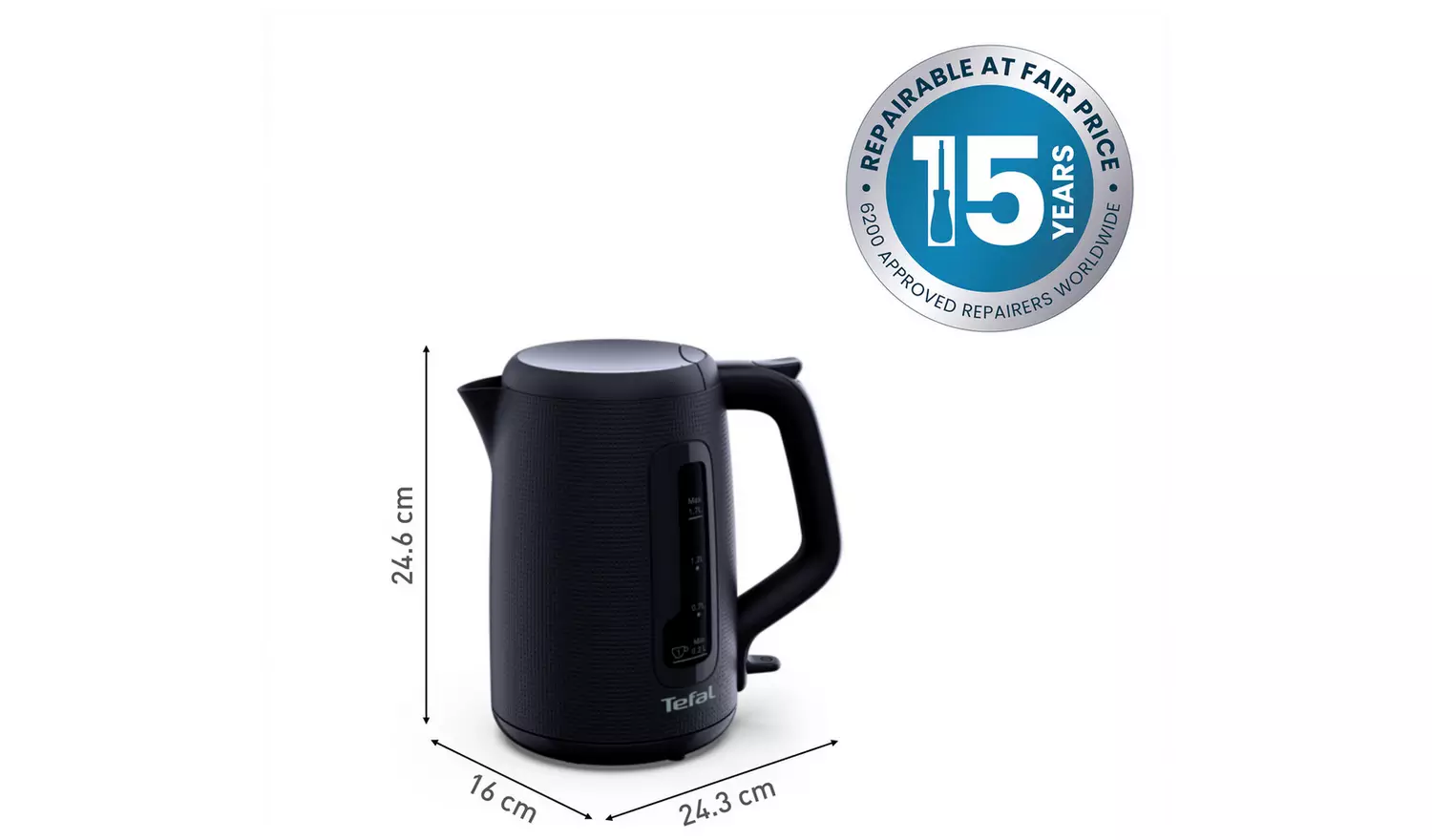 Tefal KO2M08G0 Morning Kettle - Dark Night