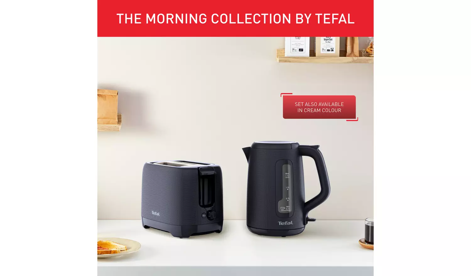 Tefal KO2M08G0 Morning Kettle - Dark Night