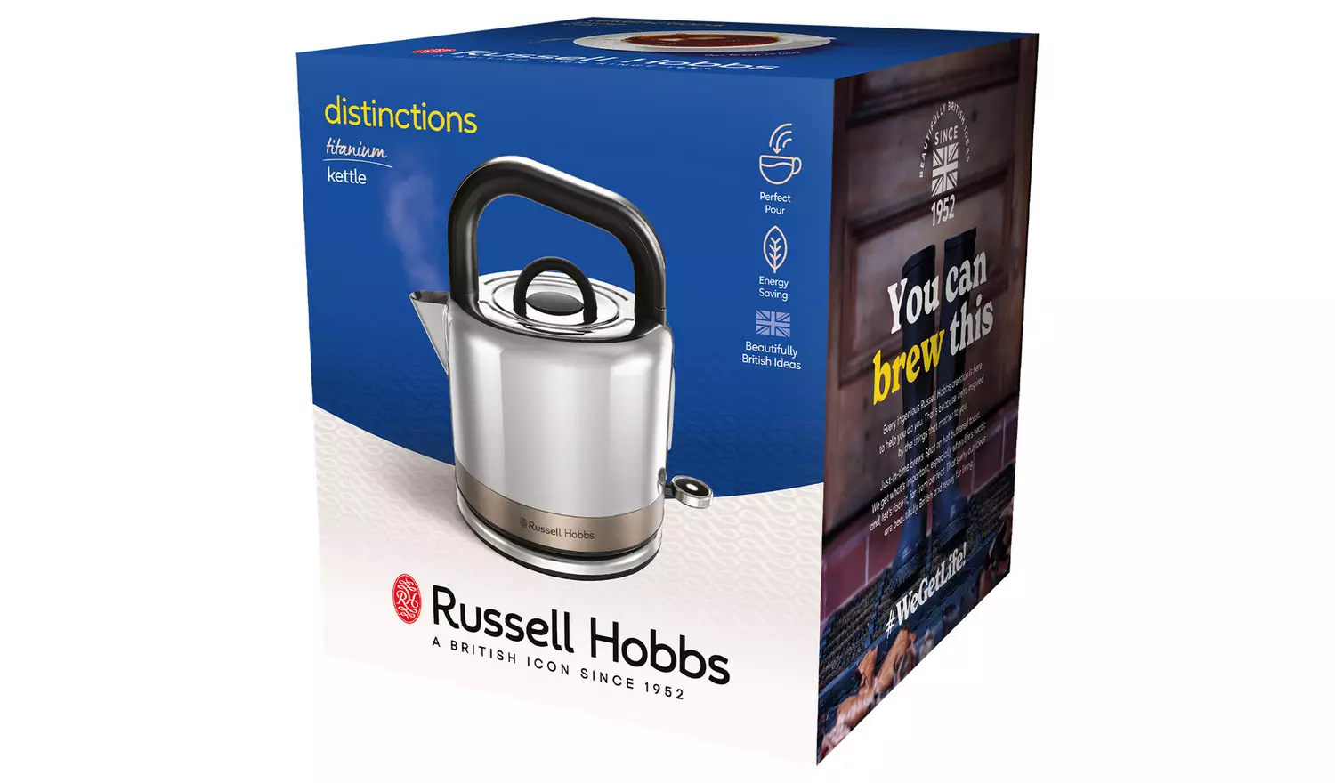 Russell Hobbs Distinctions Titanium Kettle 26422