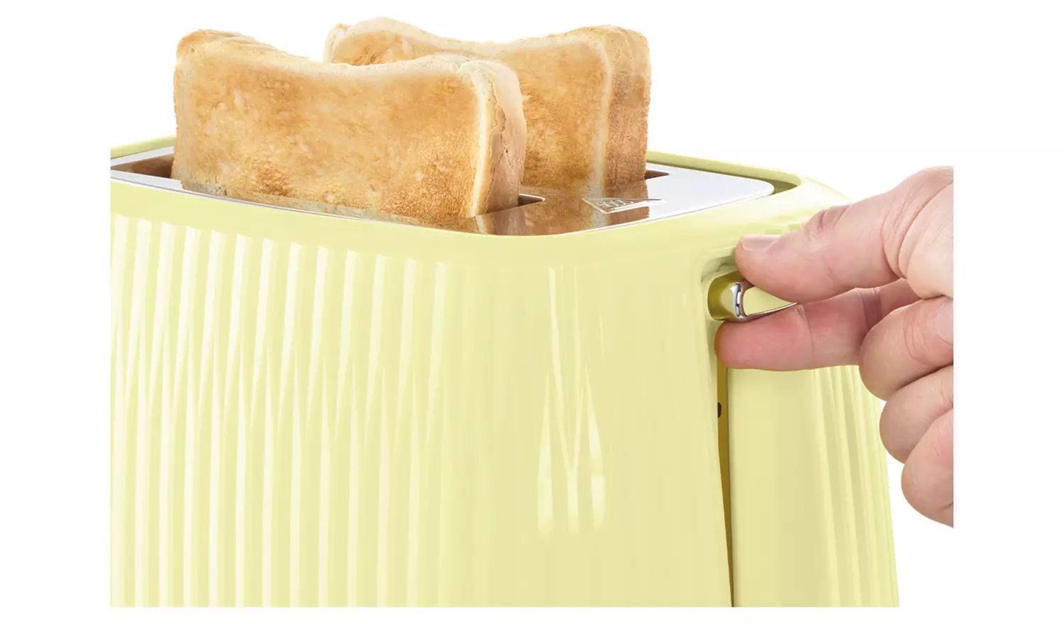 Russell Hobbs Eden Lemon Yellow Kettle and Toaster 27363BU