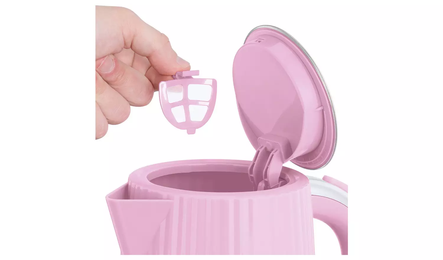 Russell Hobbs Eden Raspberry Pink Kettle and Toaster 27362BU