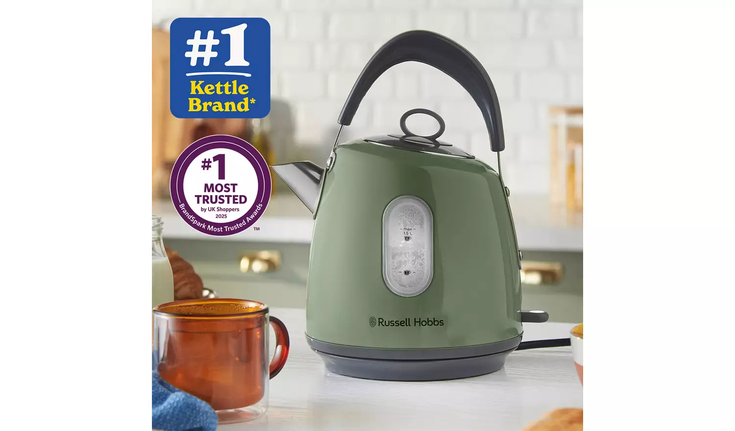 Russell Hobbs Stylevia Sage Kettle 28134