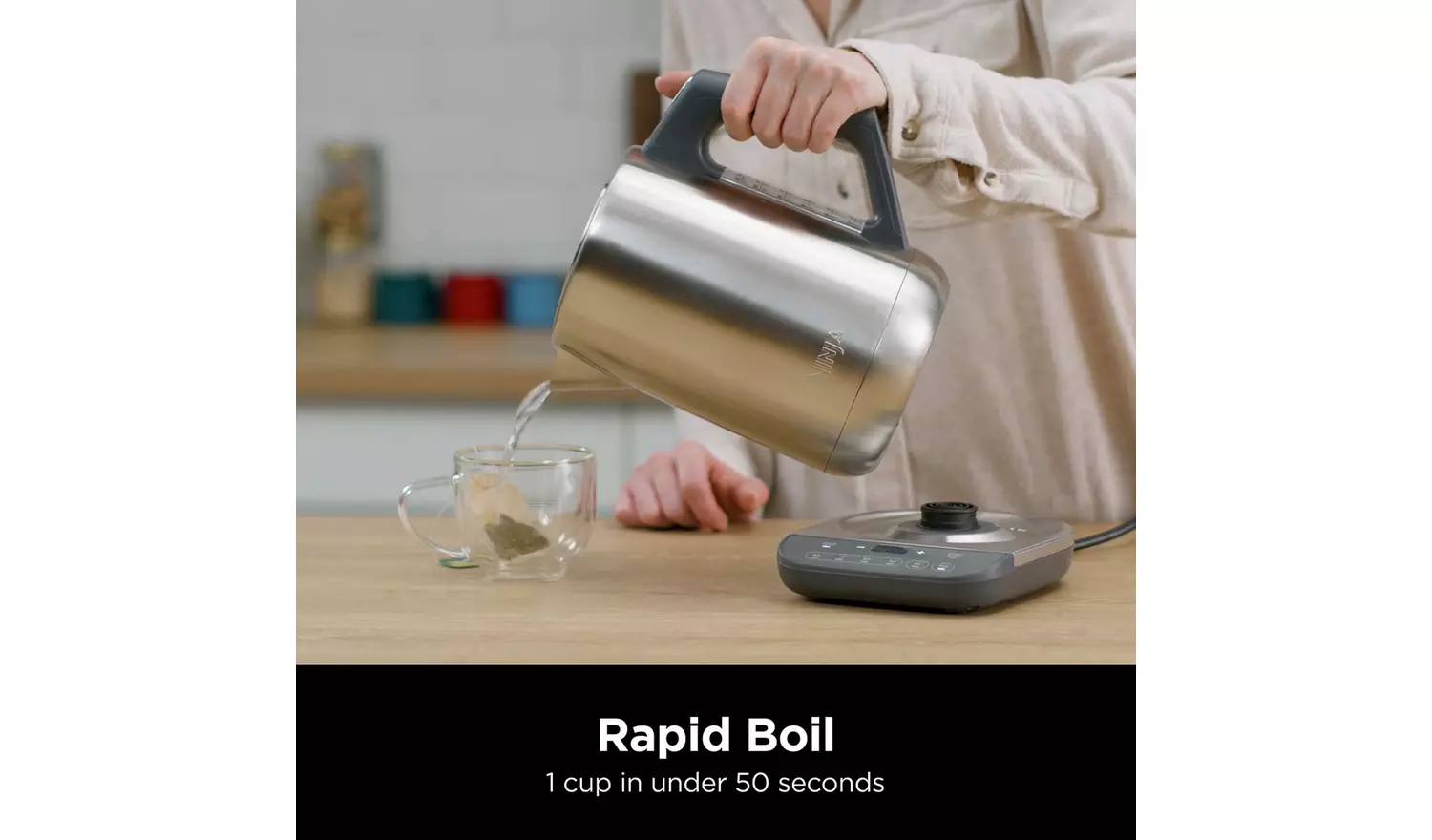 Ninja KT201UK Perfect Temperature Kettle - Stainless Steel