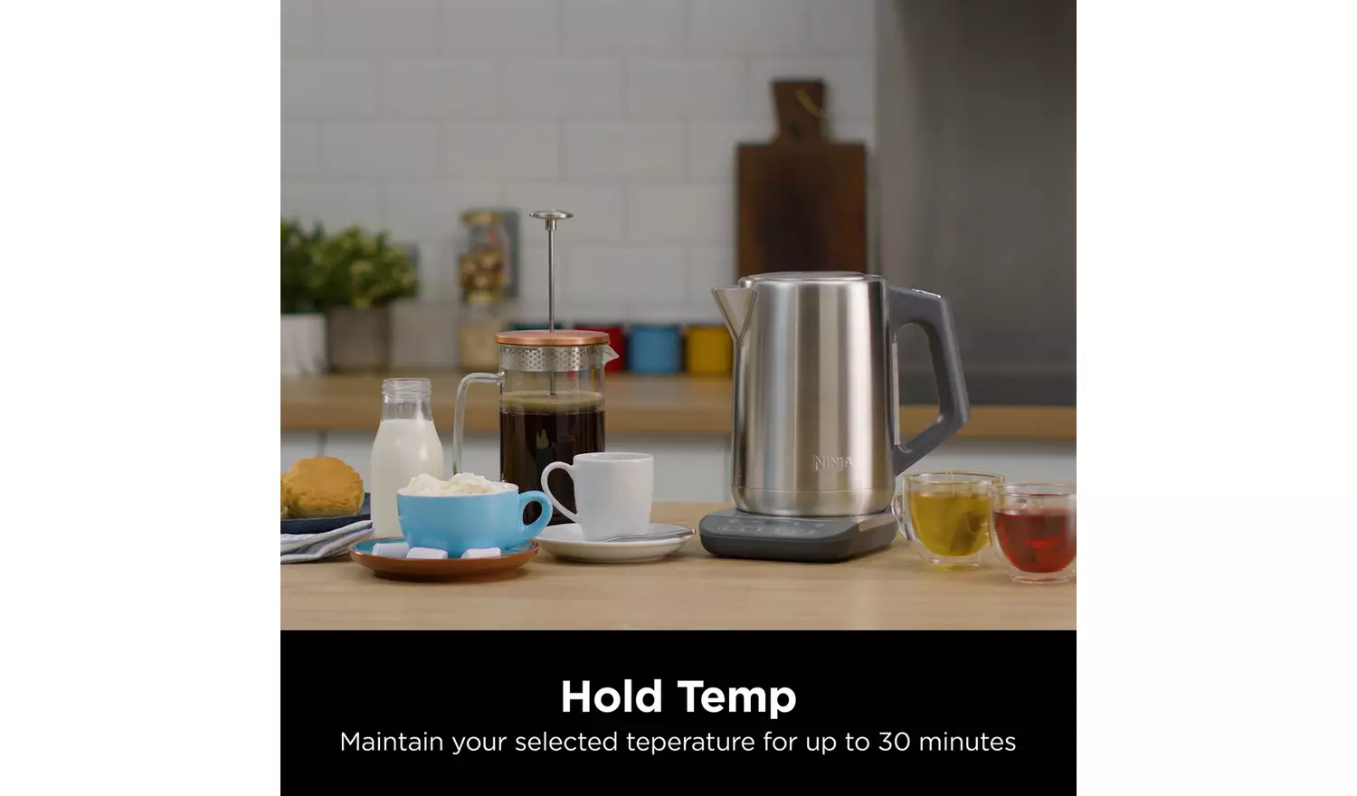 Ninja KT201UK Perfect Temperature Kettle - Stainless Steel