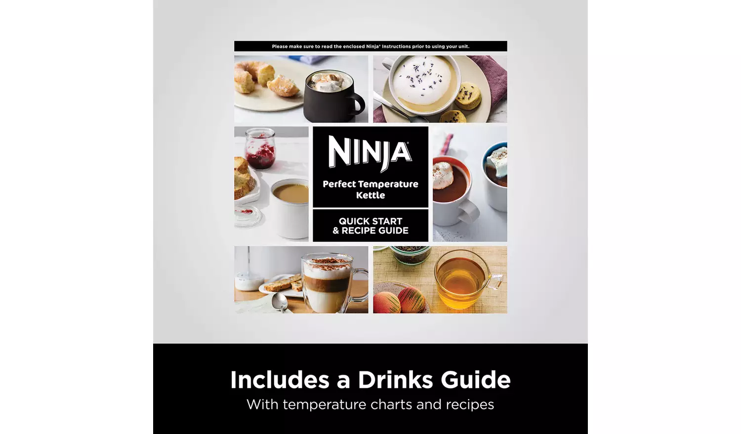 Ninja KT201UK Perfect Temperature Kettle - Stainless Steel