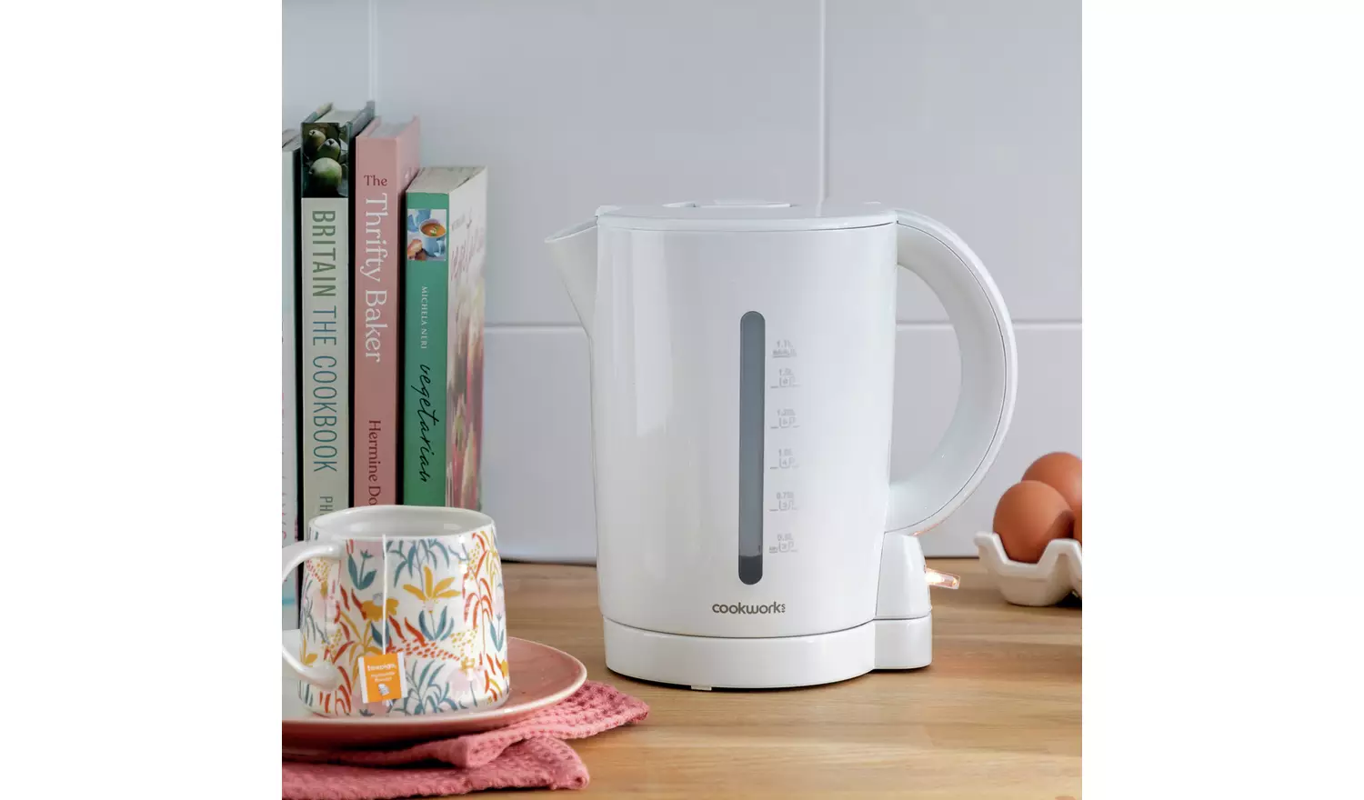 Cookworks Kettle - White