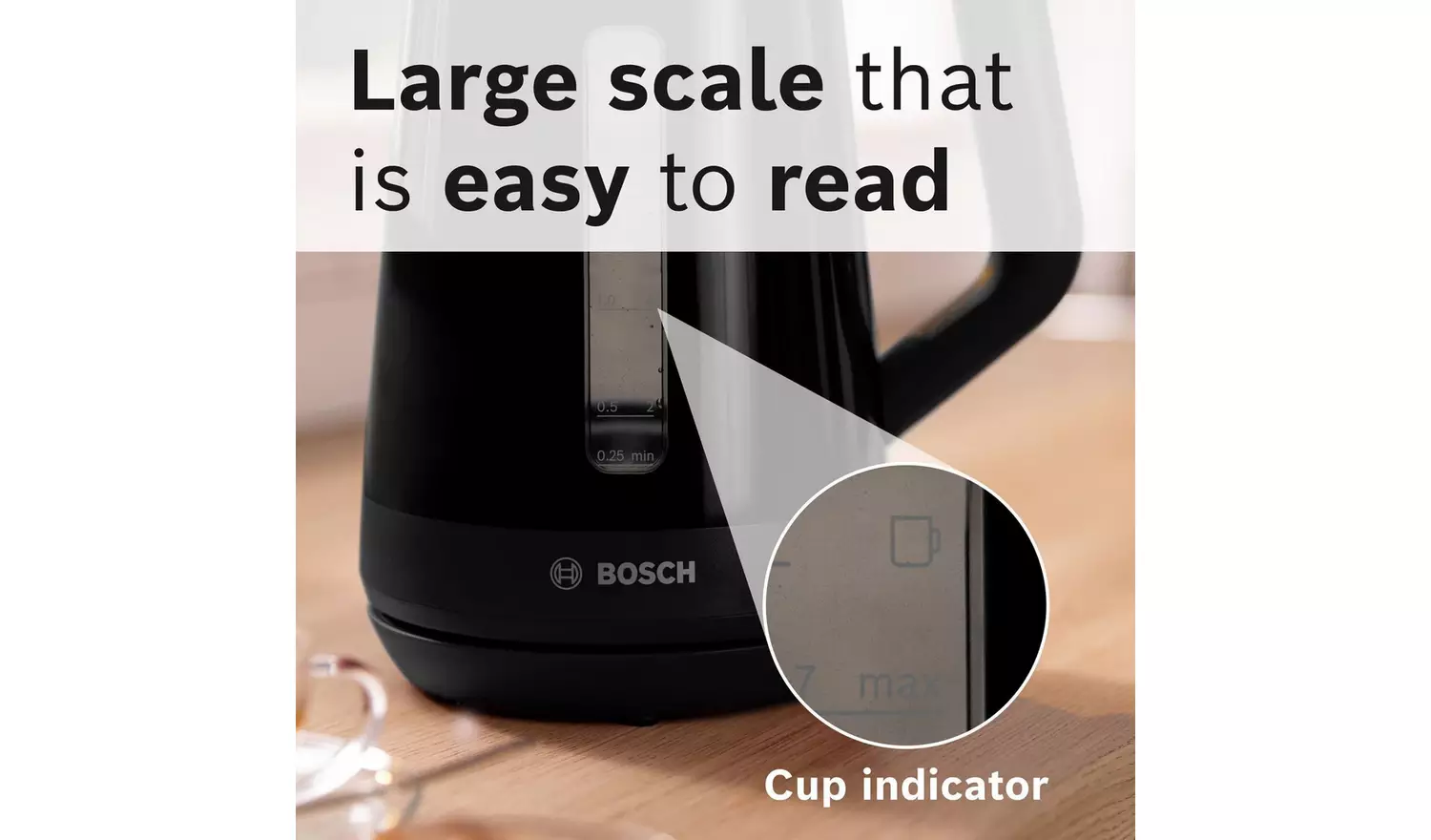 Bosch TWK1M123GB MyMoment Delight Kettle - Black