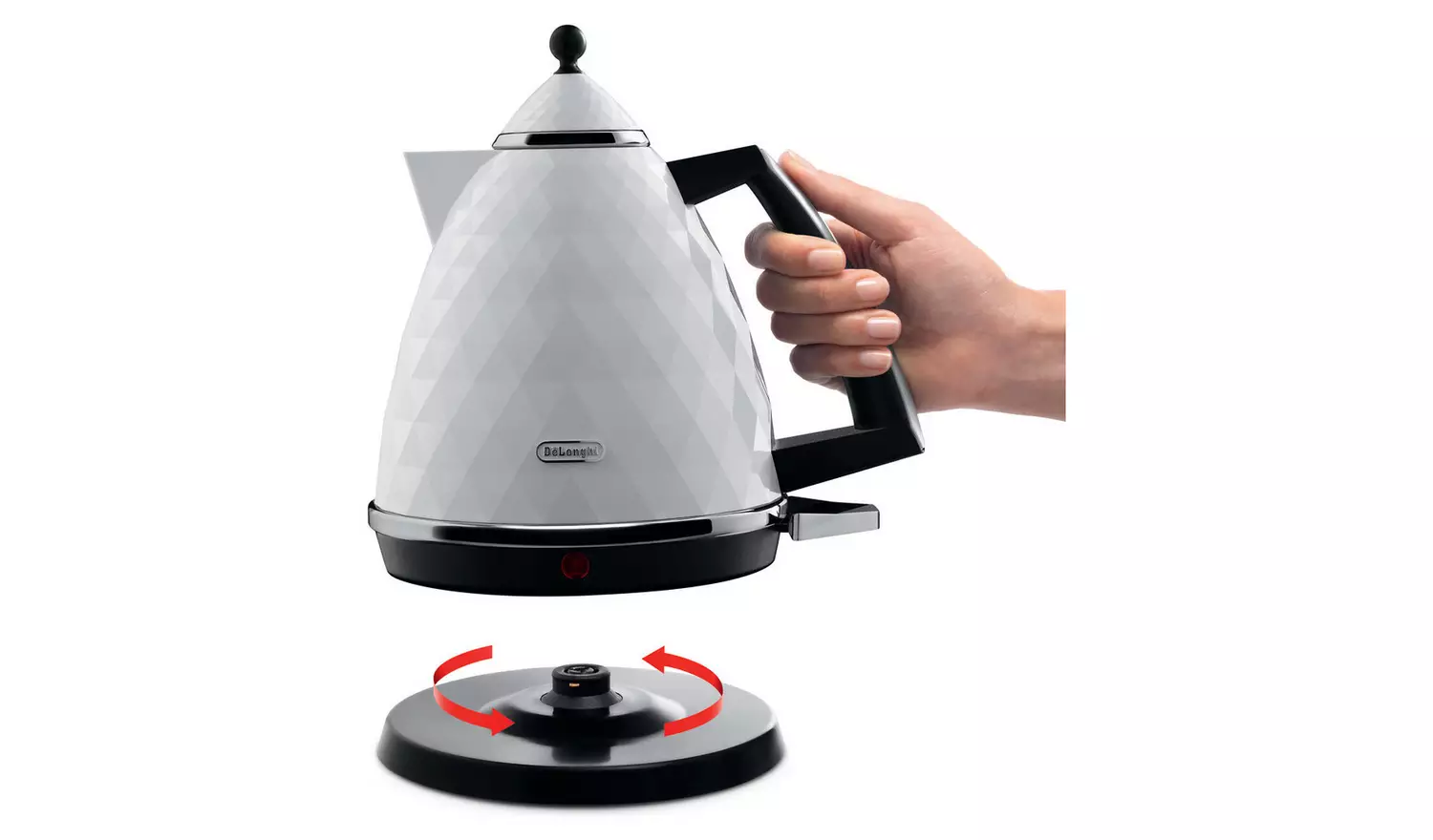 De'Longhi KBJ3001 Brillante Kettle - White