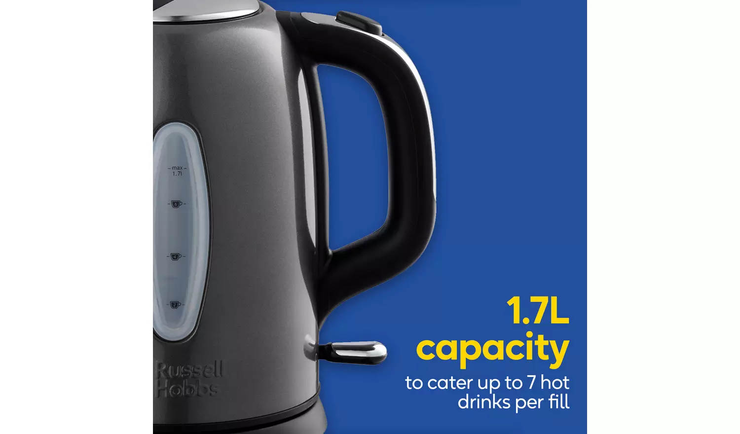 Russell Hobbs Worcester Jug Kettle Grey 25517